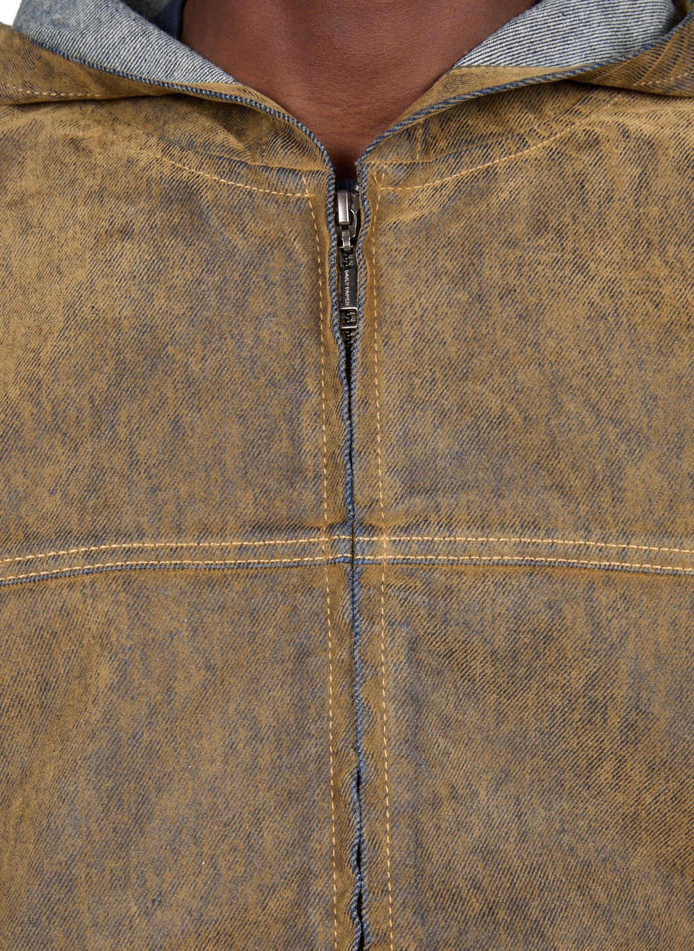 Weite Jeansjacke aus Baumwollmischung DAILY PAPER Braun
