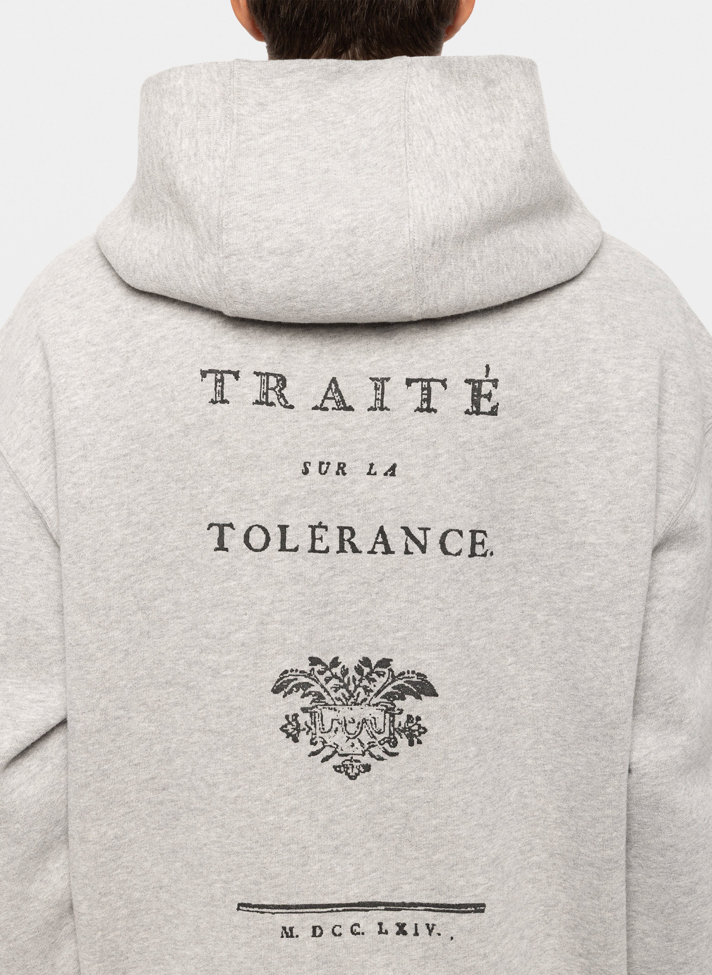 Sweat oversize en coton mélangé sweelo ZADIG&VOLTAIRE Gris