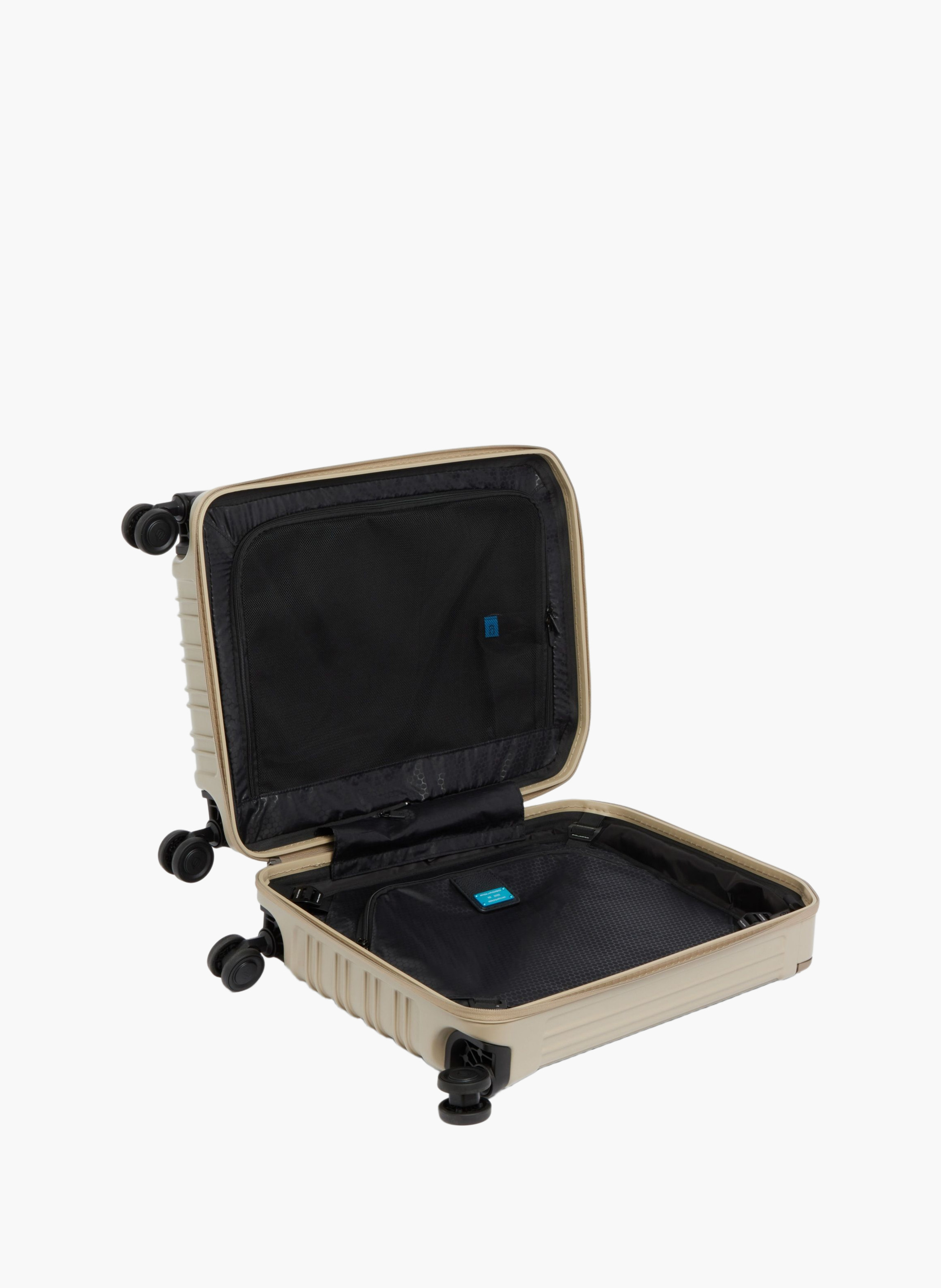 Valise cabine à 4 roues PIQUADRO Beige