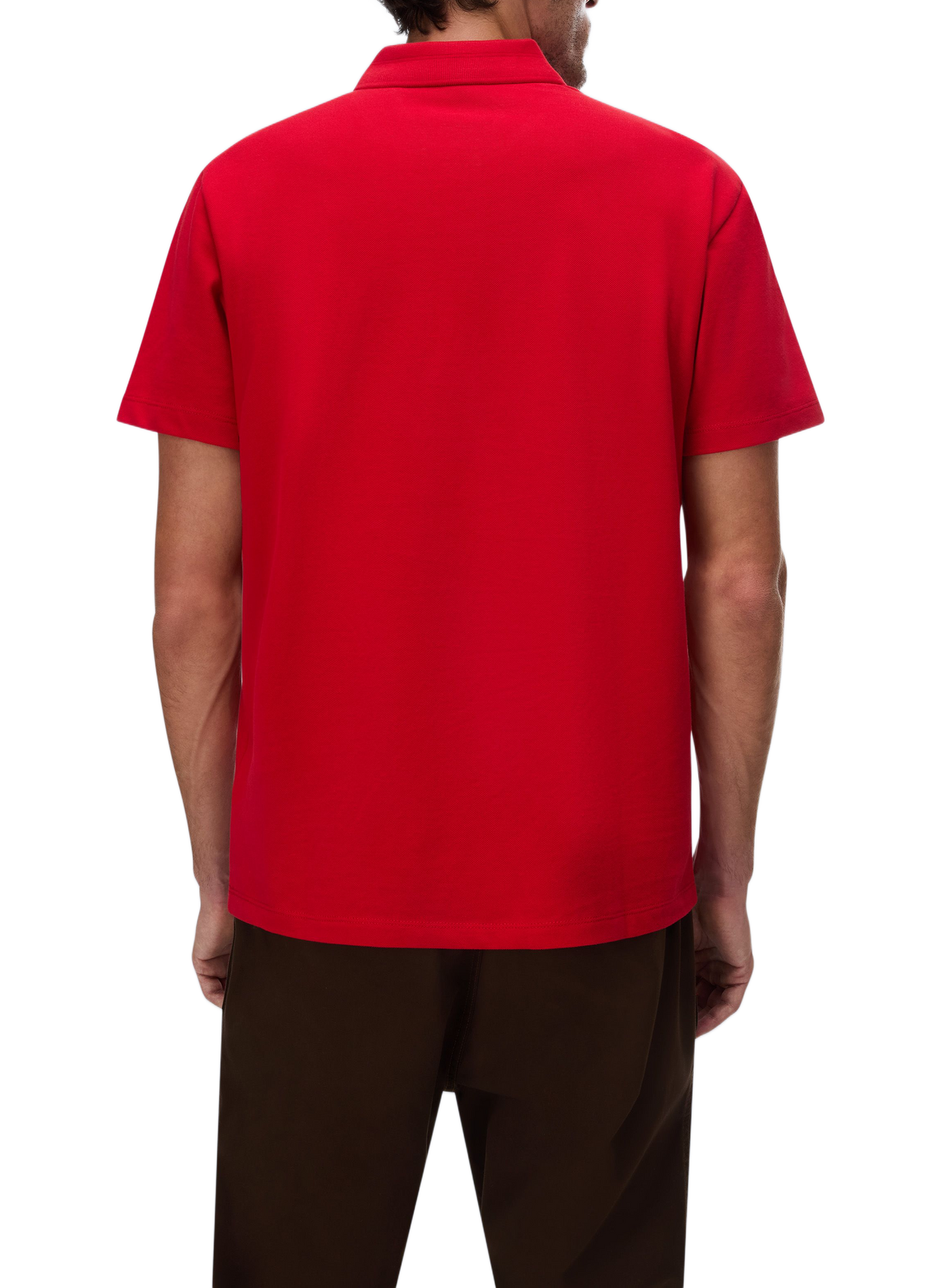 Straight cotton polo shirt NAPAPIJRI Red