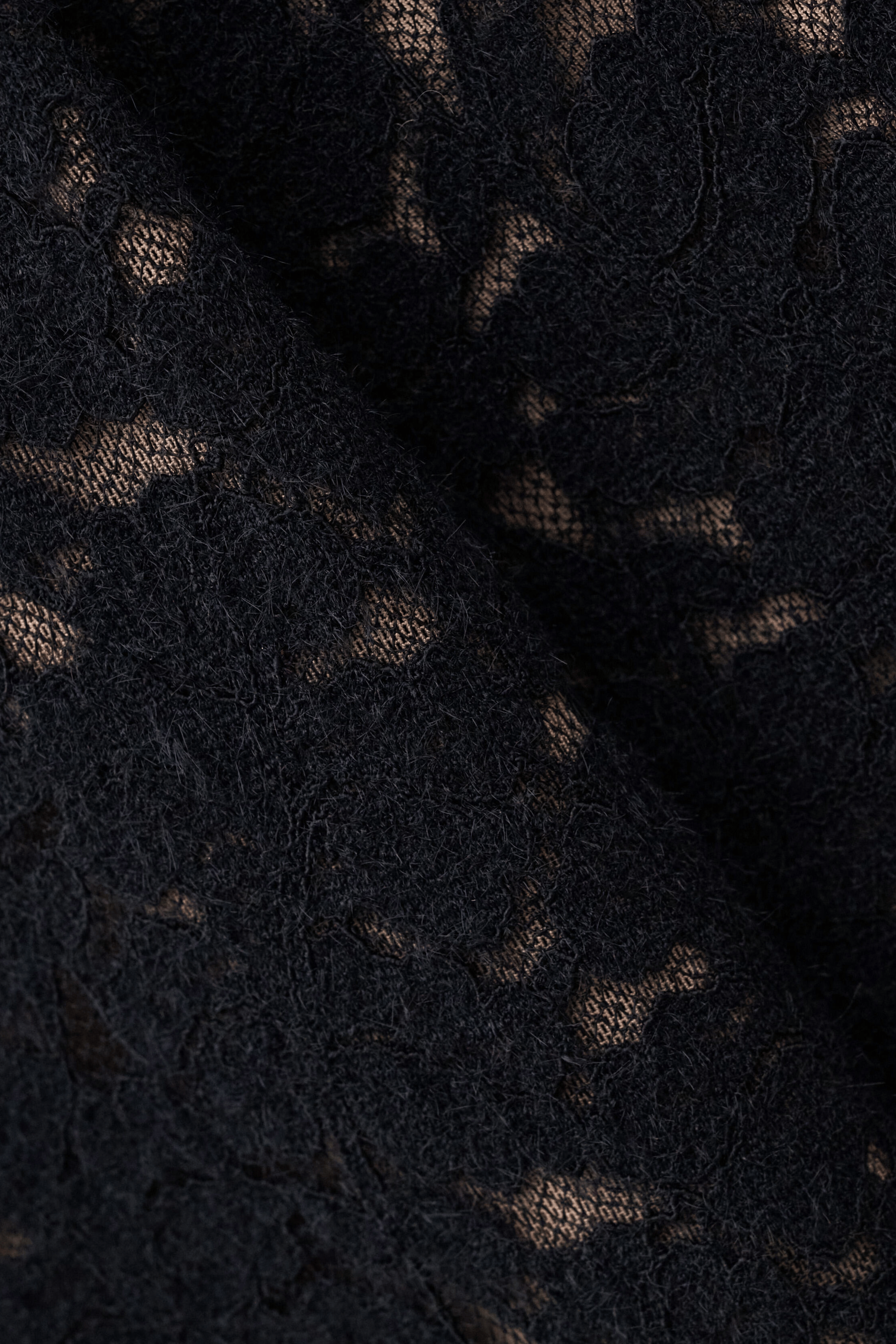 Robe courte droite à dentelle learia BA&SH Noir