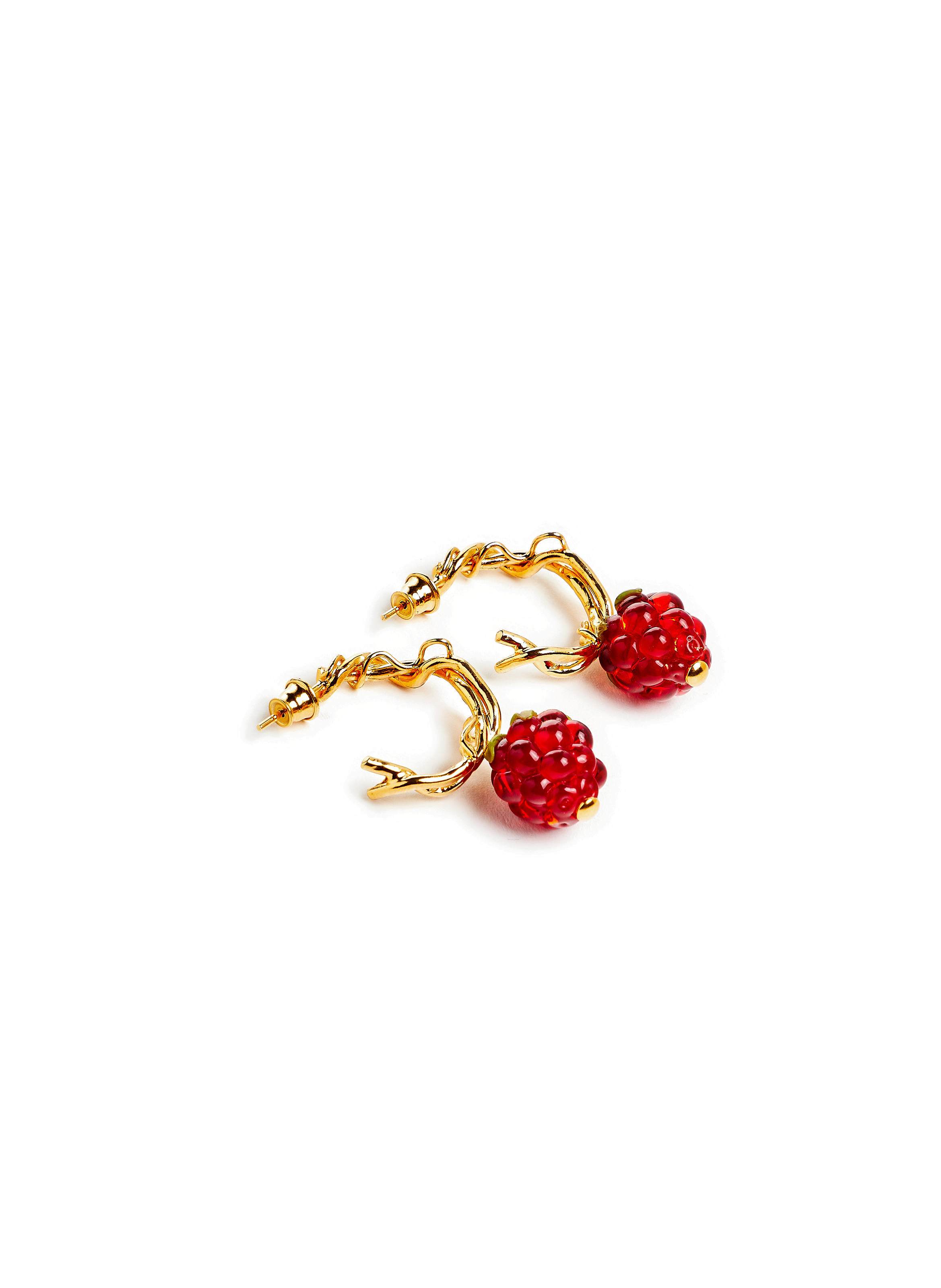 Boucles d'oreille Framboise