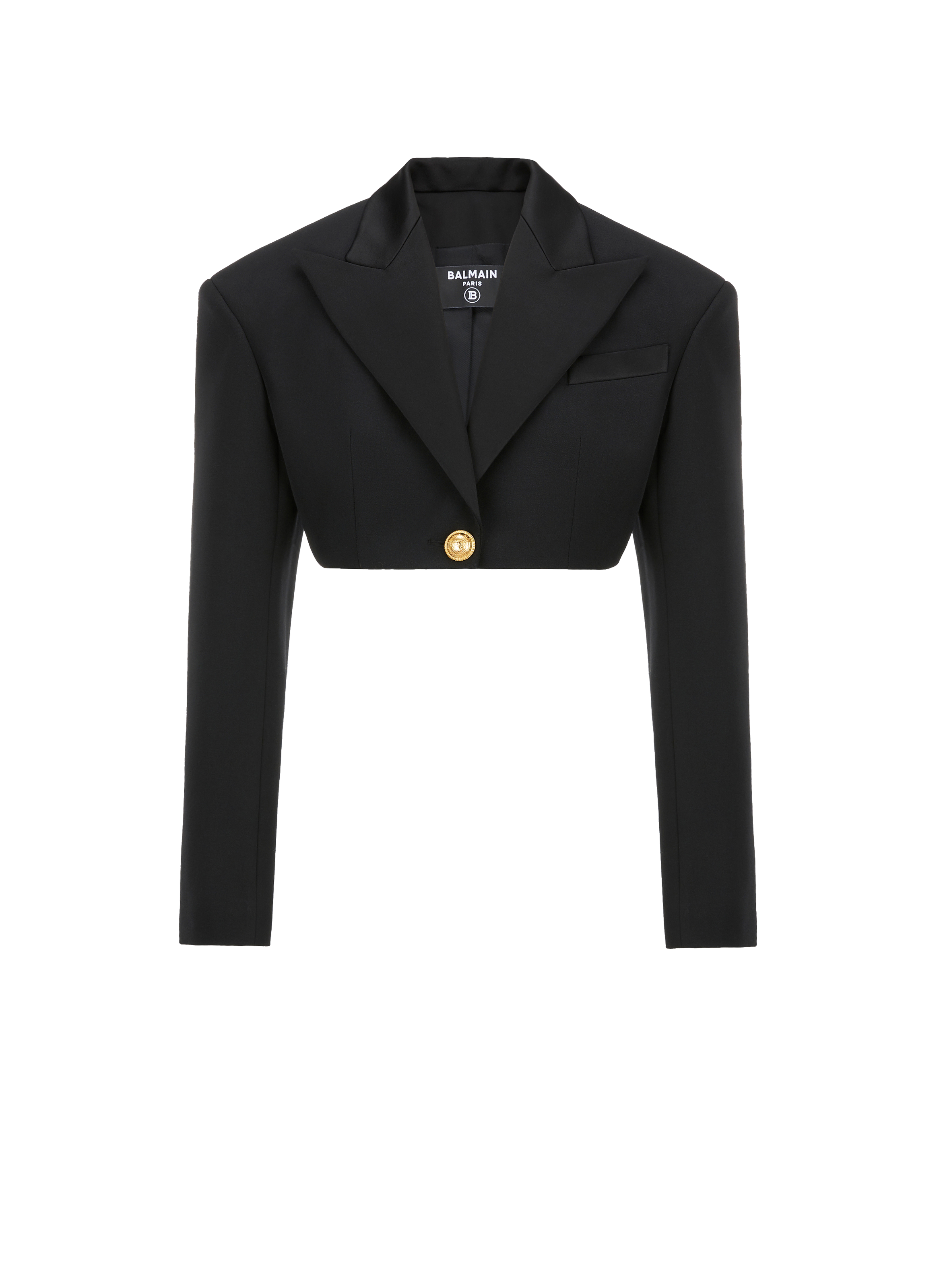 Veste raccourcie en laine