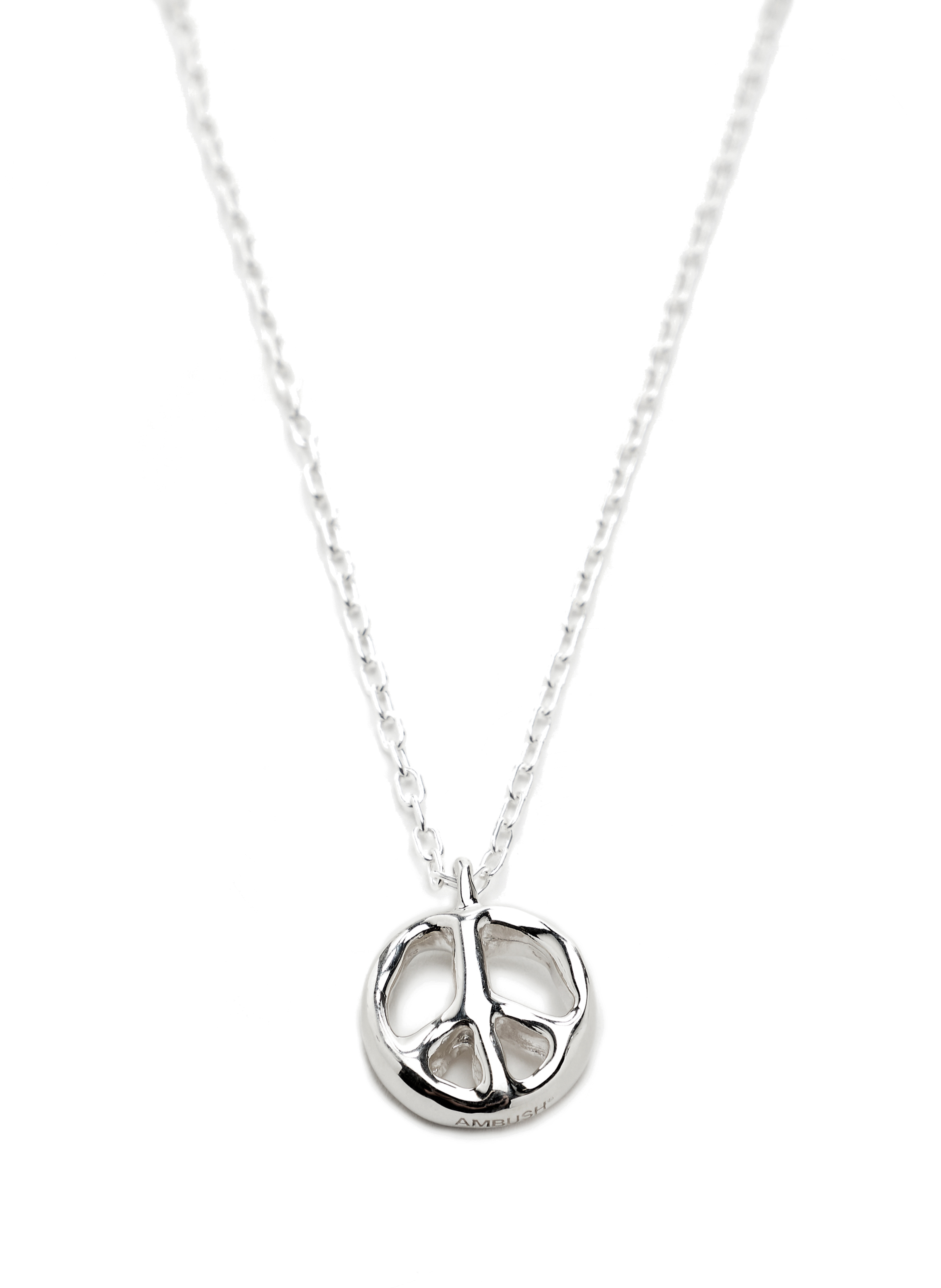 Collier avec pendentif Peace en argent
