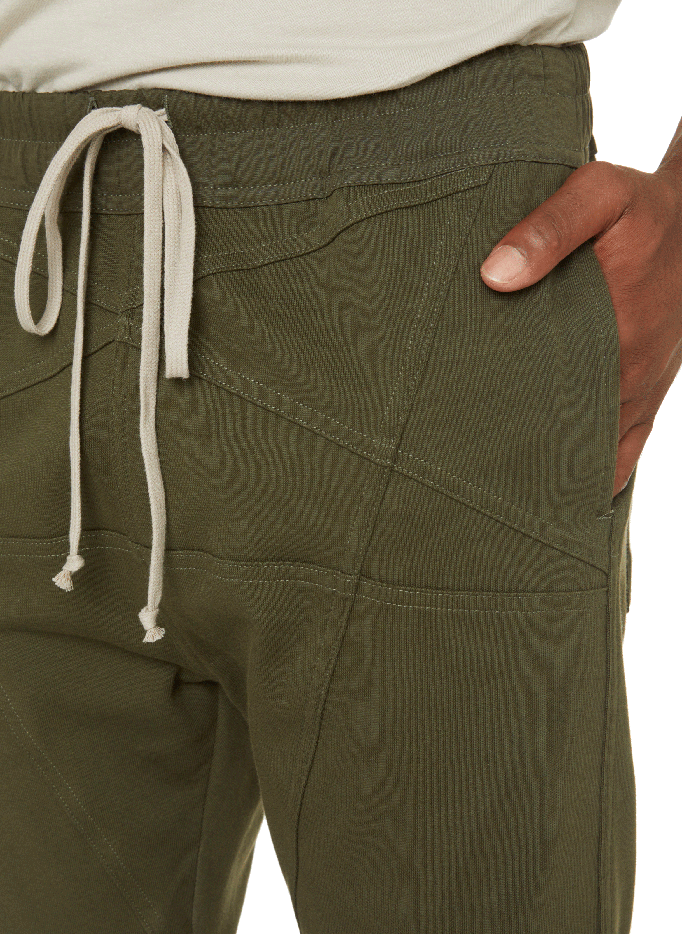 Cotton joggers RICK OWENS Green
