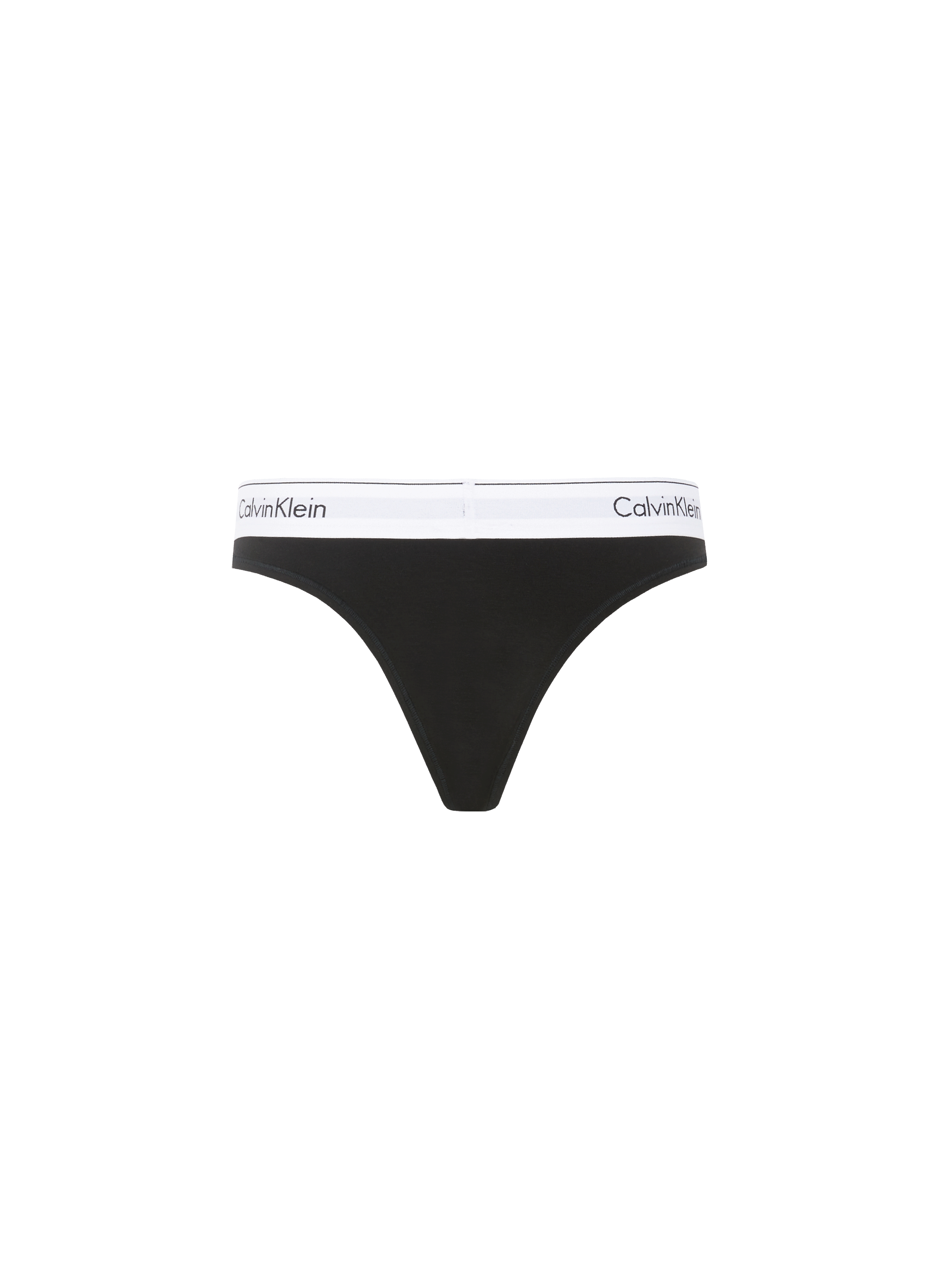 Tanga avec élastique logotypé CALVIN KLEIN Noir