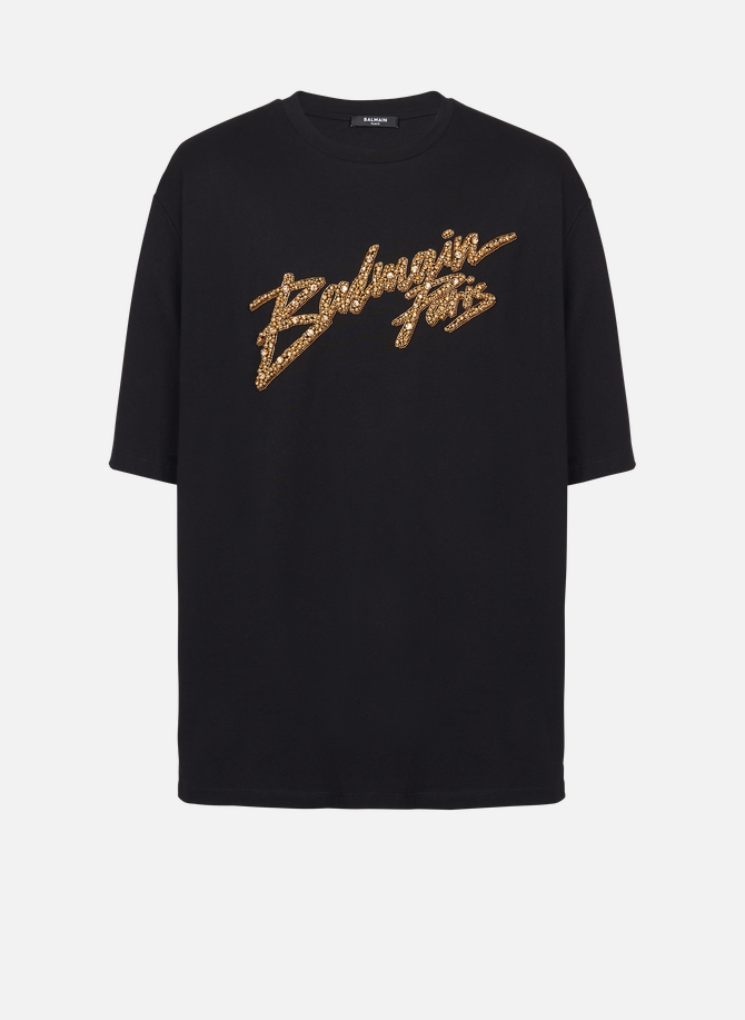 T-shirt signature  BALMAIN