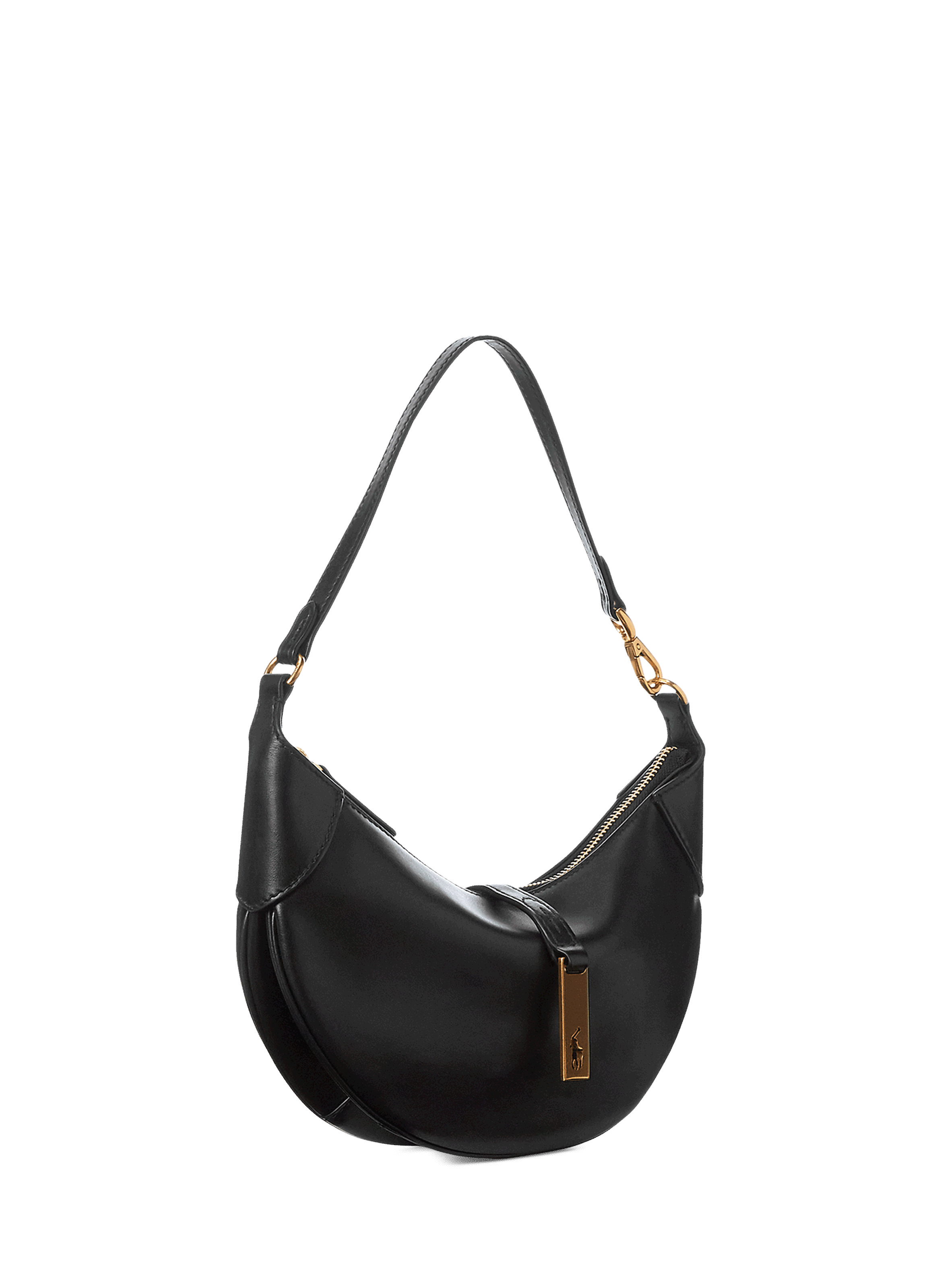 Sac à main en cuir POLO RALPH LAUREN Noir