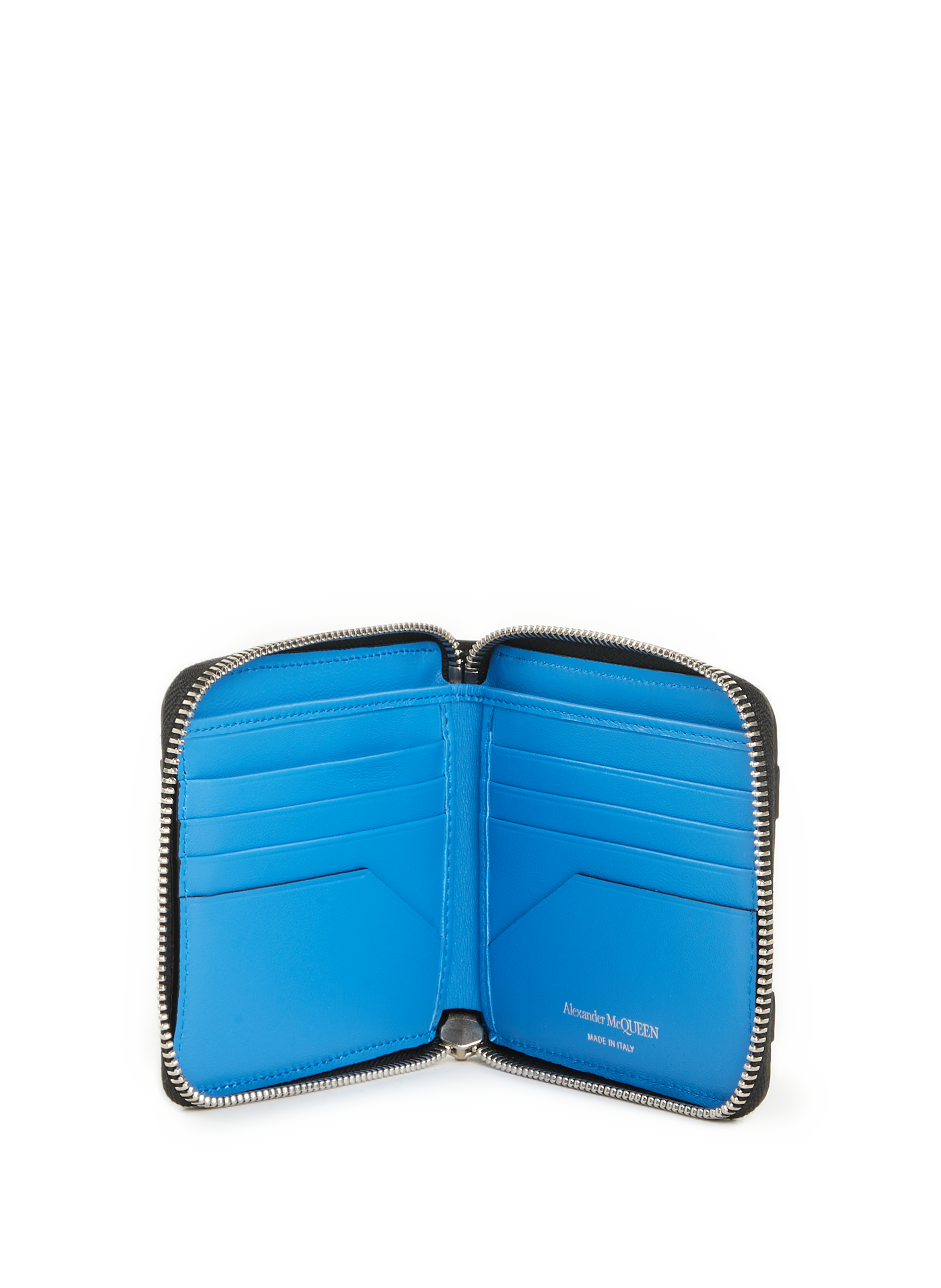 Porte-cartes en cuir ALEXANDER MCQUEEN Noir