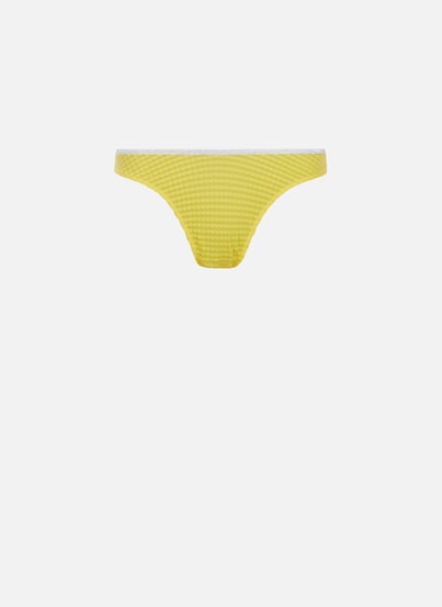Slip jaune femme hotsell