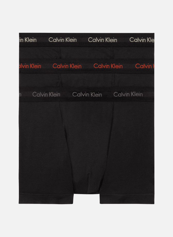 Lot de trois boxers en coton CALVIN KLEIN
