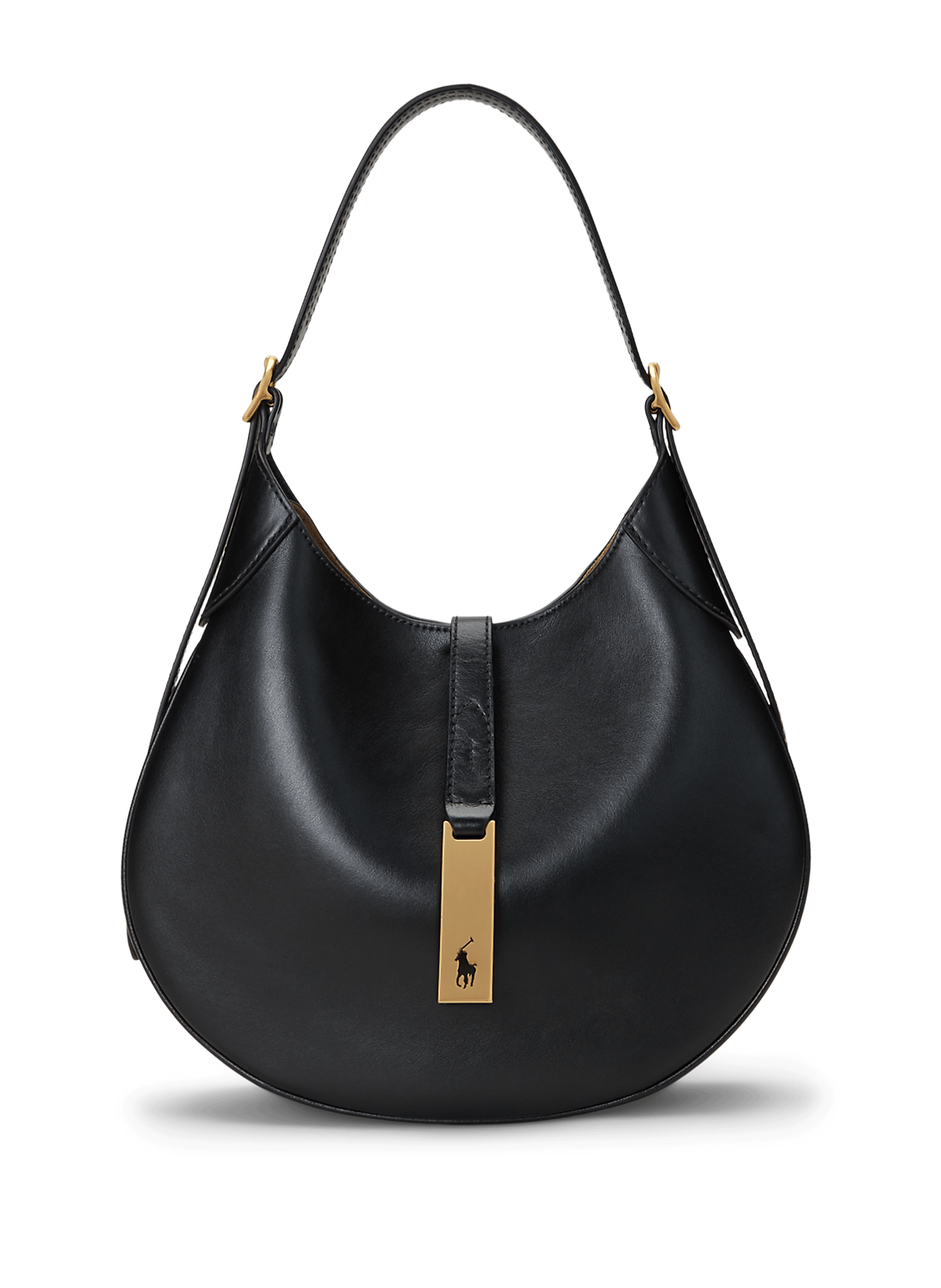 .Sac à main en cuir POLO RALPH LAUREN Noir