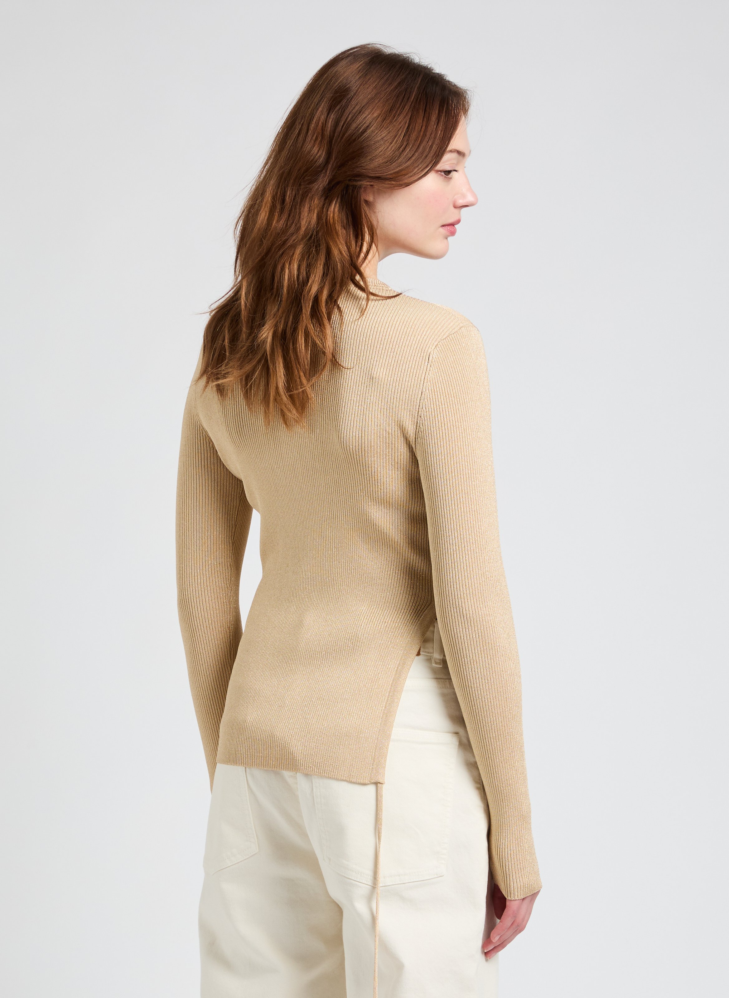 Sock knit sweater SAISON 1865 Golden