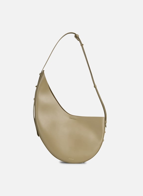 Sac bandoulière asymétrique en cuir lisse winona Gris by SOEUR SOEUR Sac bandoulière asymétrique en cuir lisse winona Gris