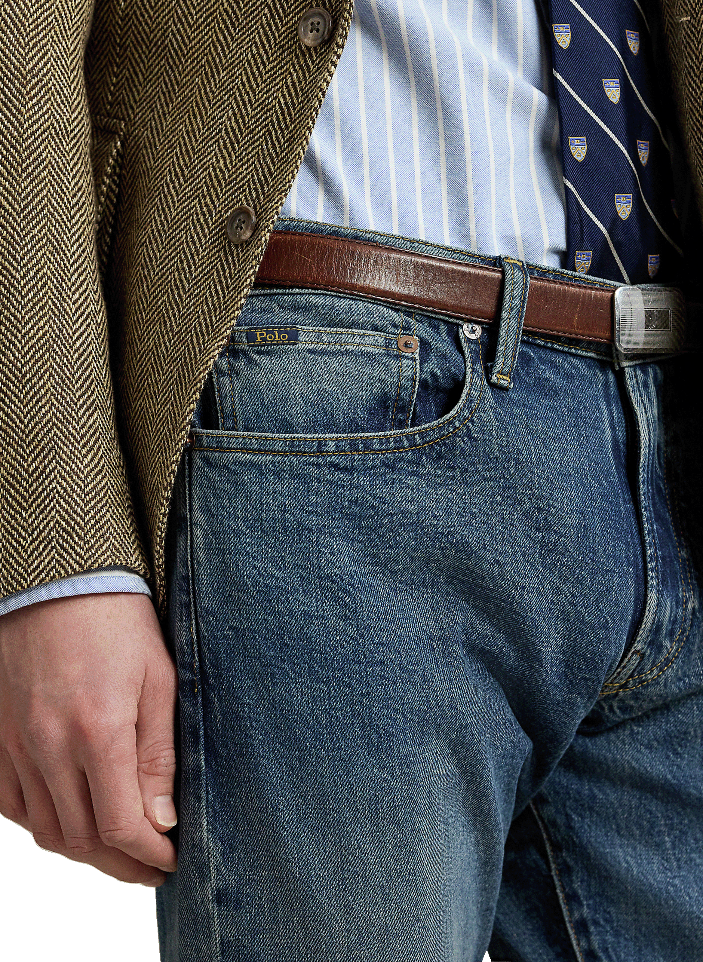 Jean slim POLO RALPH LAUREN Bleu