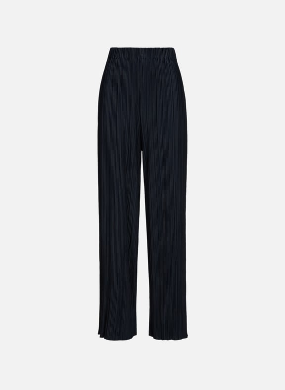 Pleated fluid pants Blue by SAMSOE SAMSOE SAMSOE SAMSOE Pleated fluid pants Blue