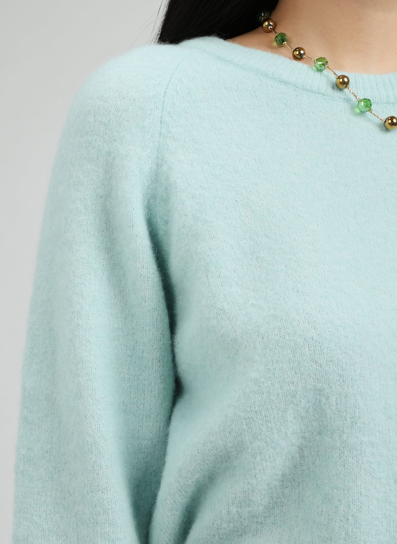 Pull uni en laine SAMSOE SAMSOE Vert