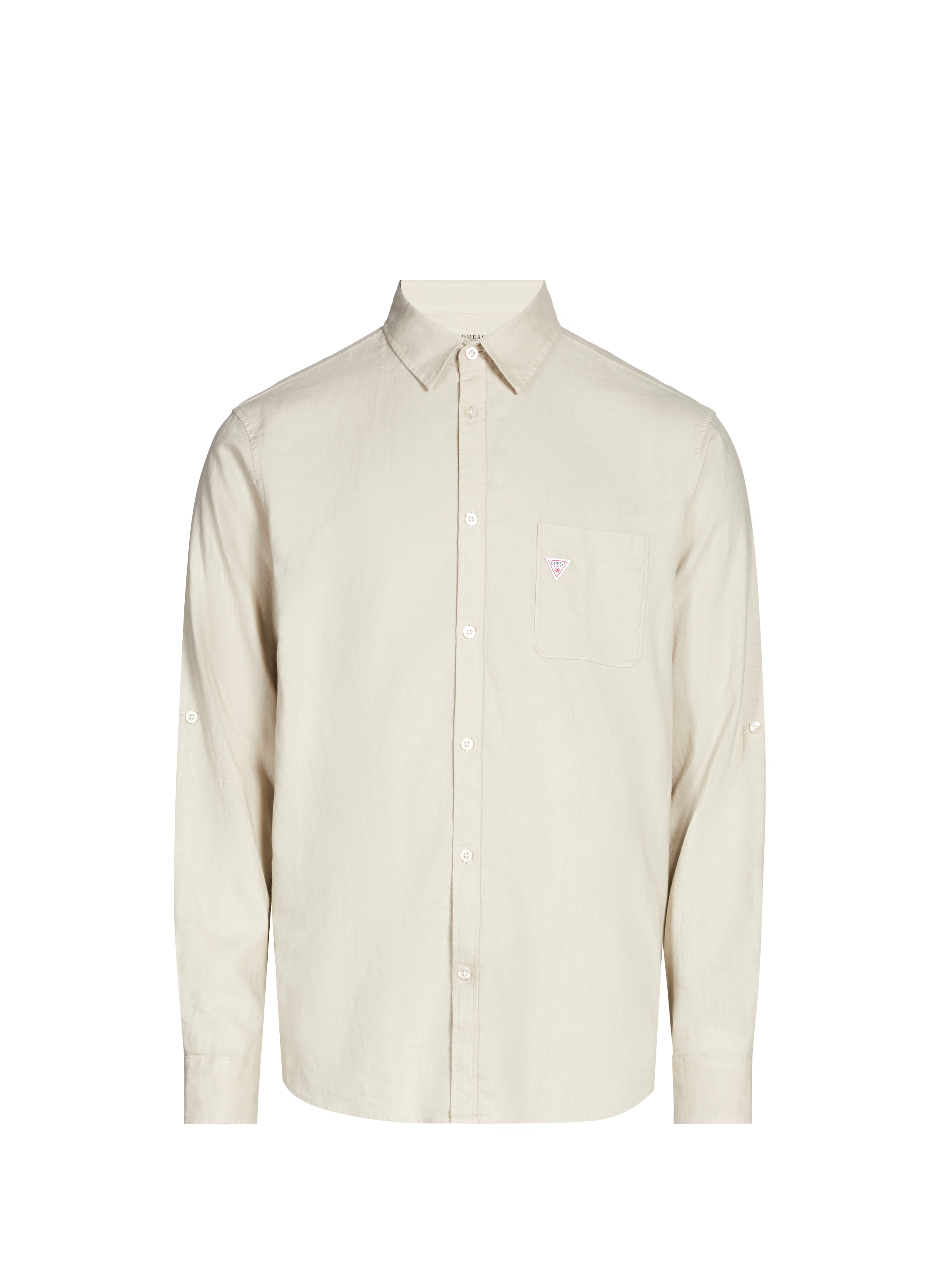 Chemise en coton  GUESS Marron