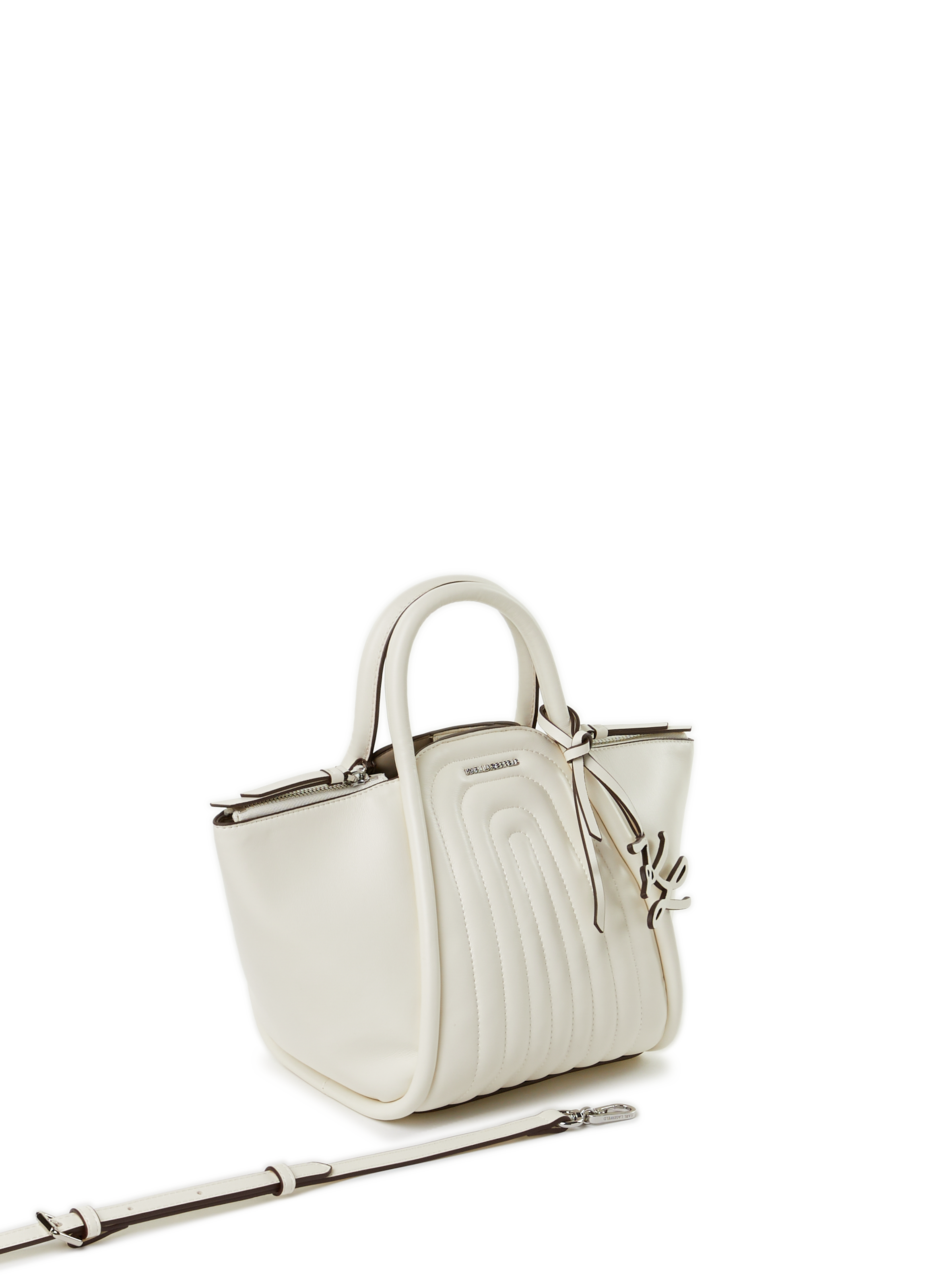 Sac à main matelassé KARL LAGERFELD Beige