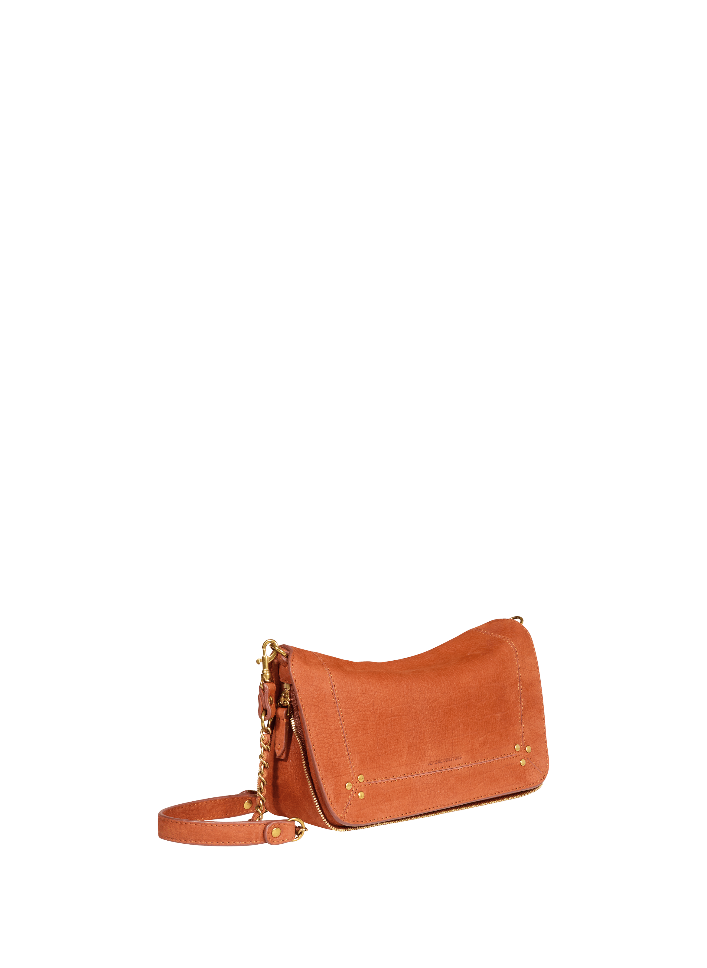 Sac à bandoulière Bobi S en cuir  JÉRÔME DREYFUSS Orange