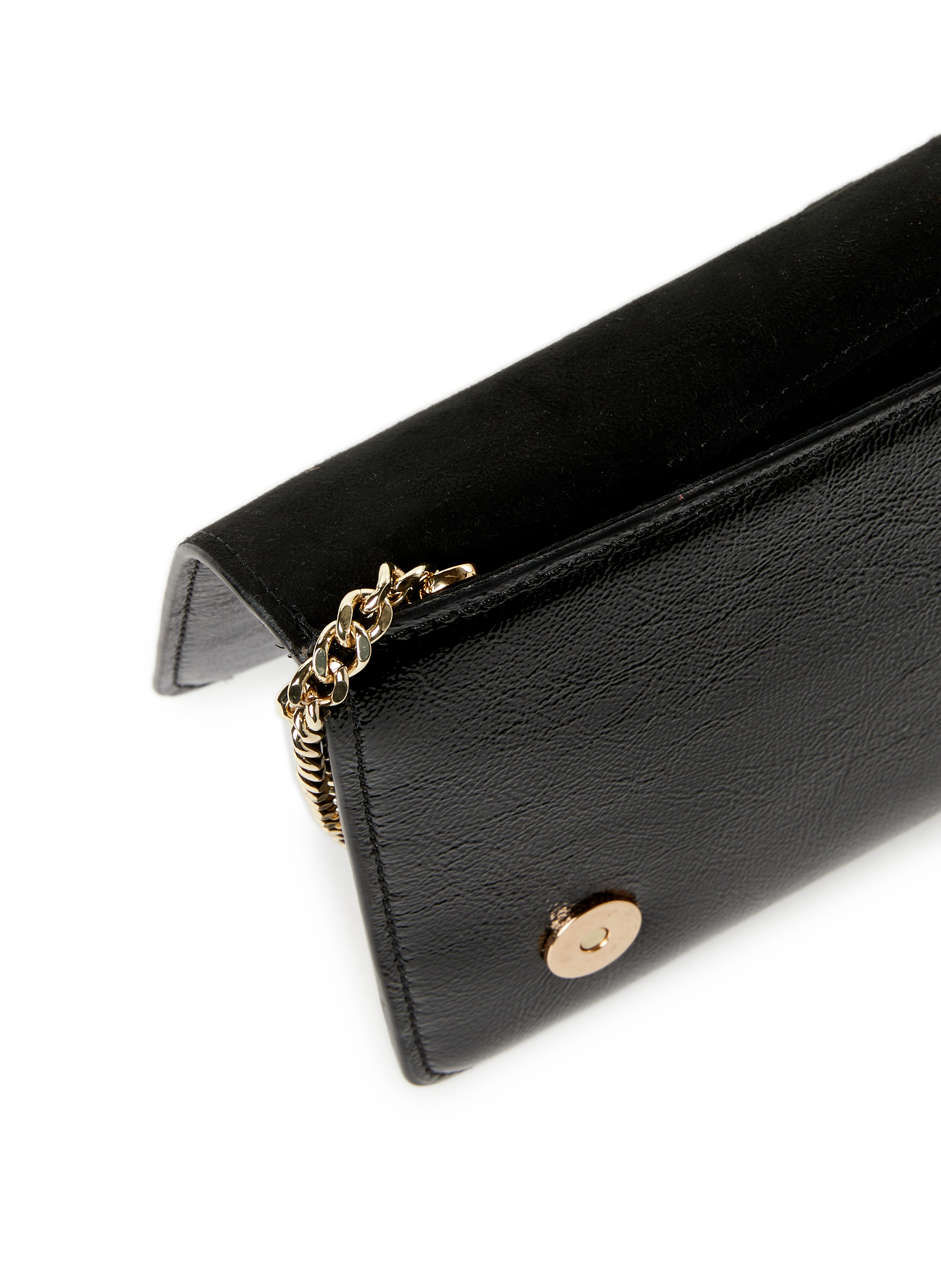 Sac à main Gloria en cuir vernis SAISON 1865 Noir