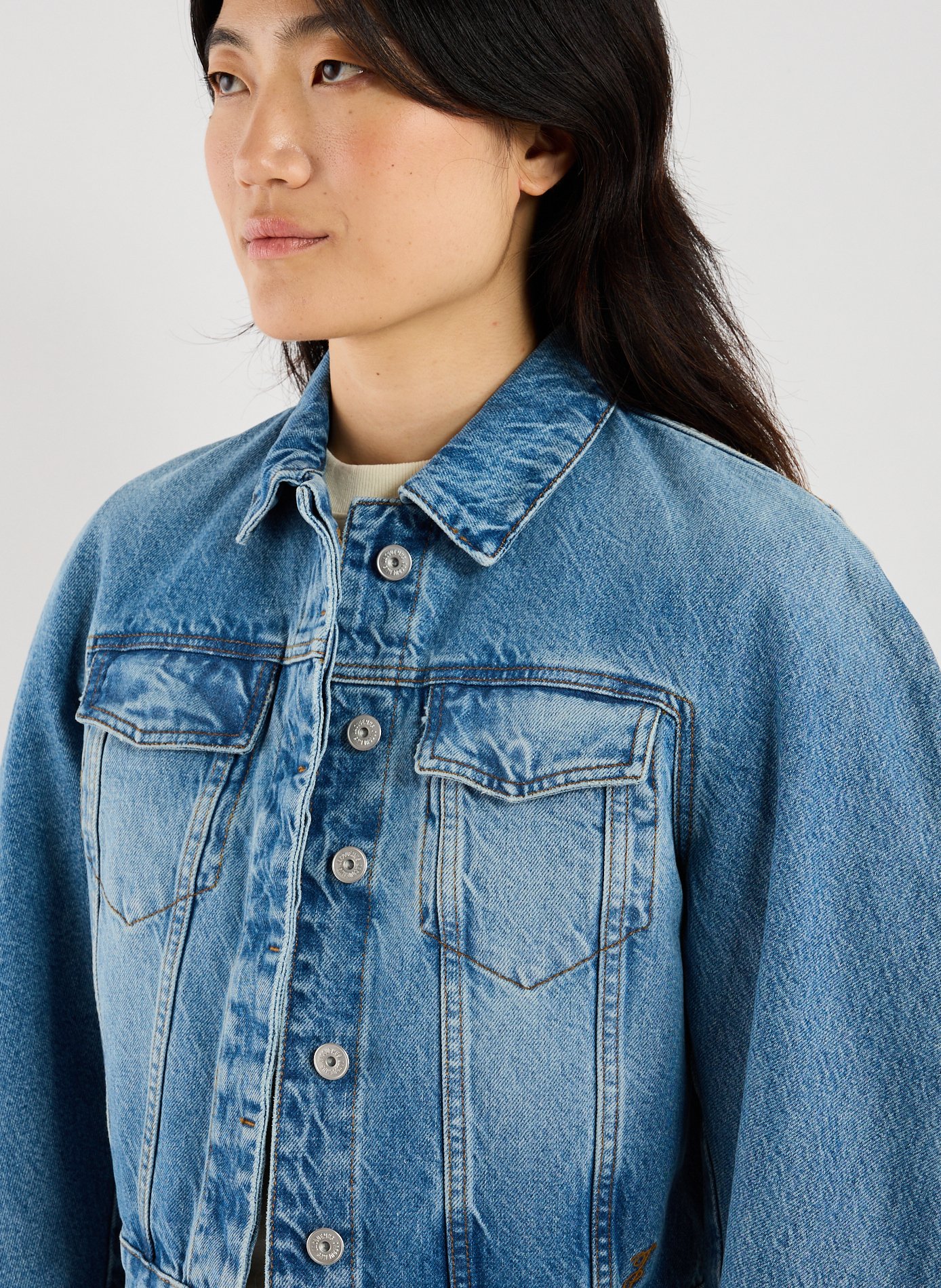 Cotton denim jacket JACQUEMUS Blue