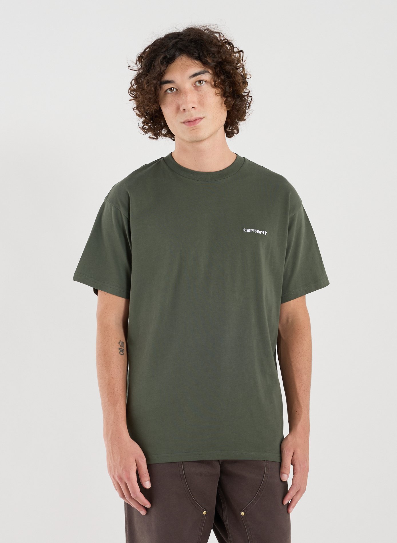 CARHARTT WIP T-shirt en coton Vert
