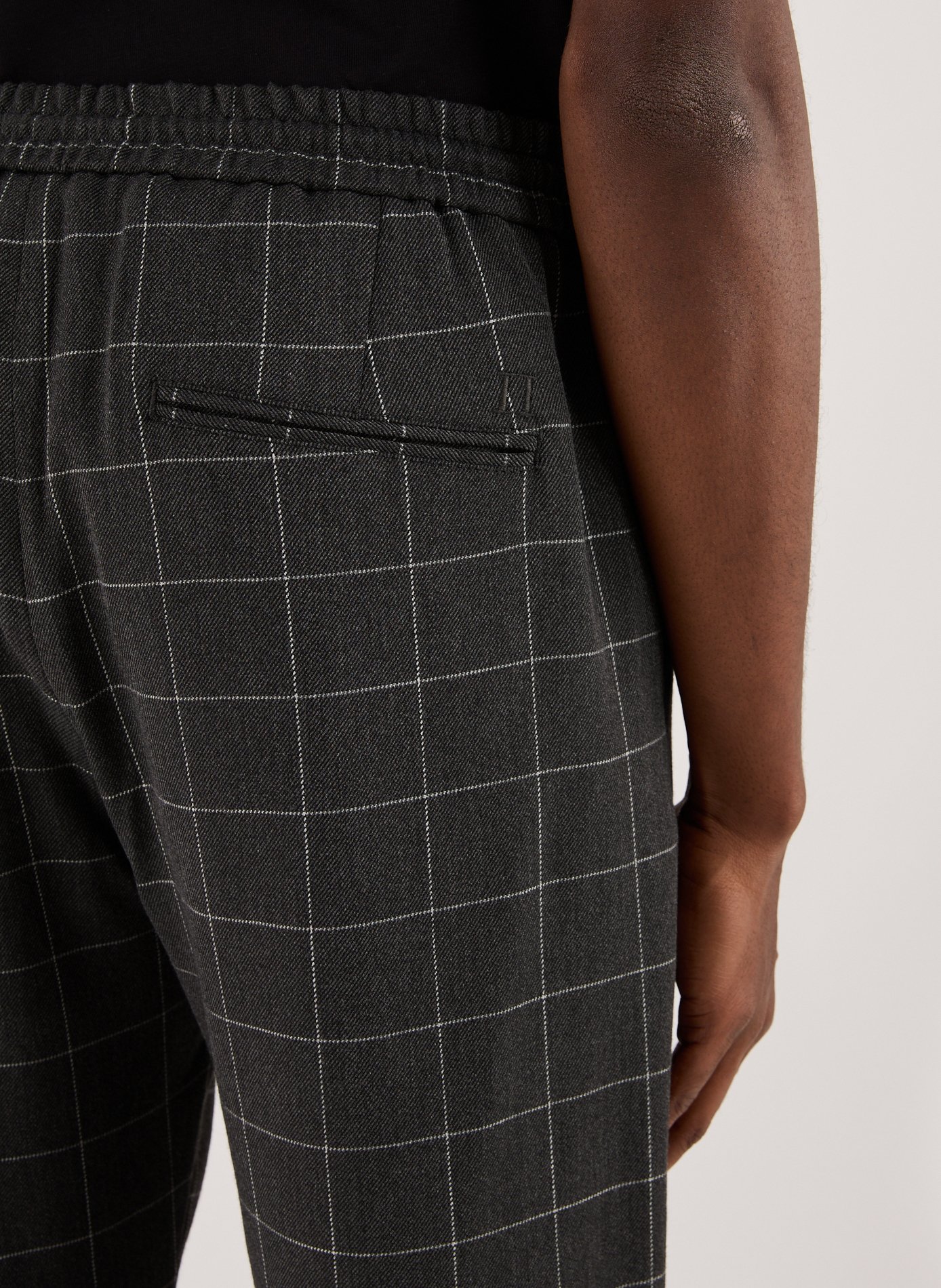 Pantalon à carreaux LES DEUX Gris