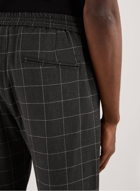 Pantalon à carreaux | Gris by LES DEUX Pantalon à carreaux Gris