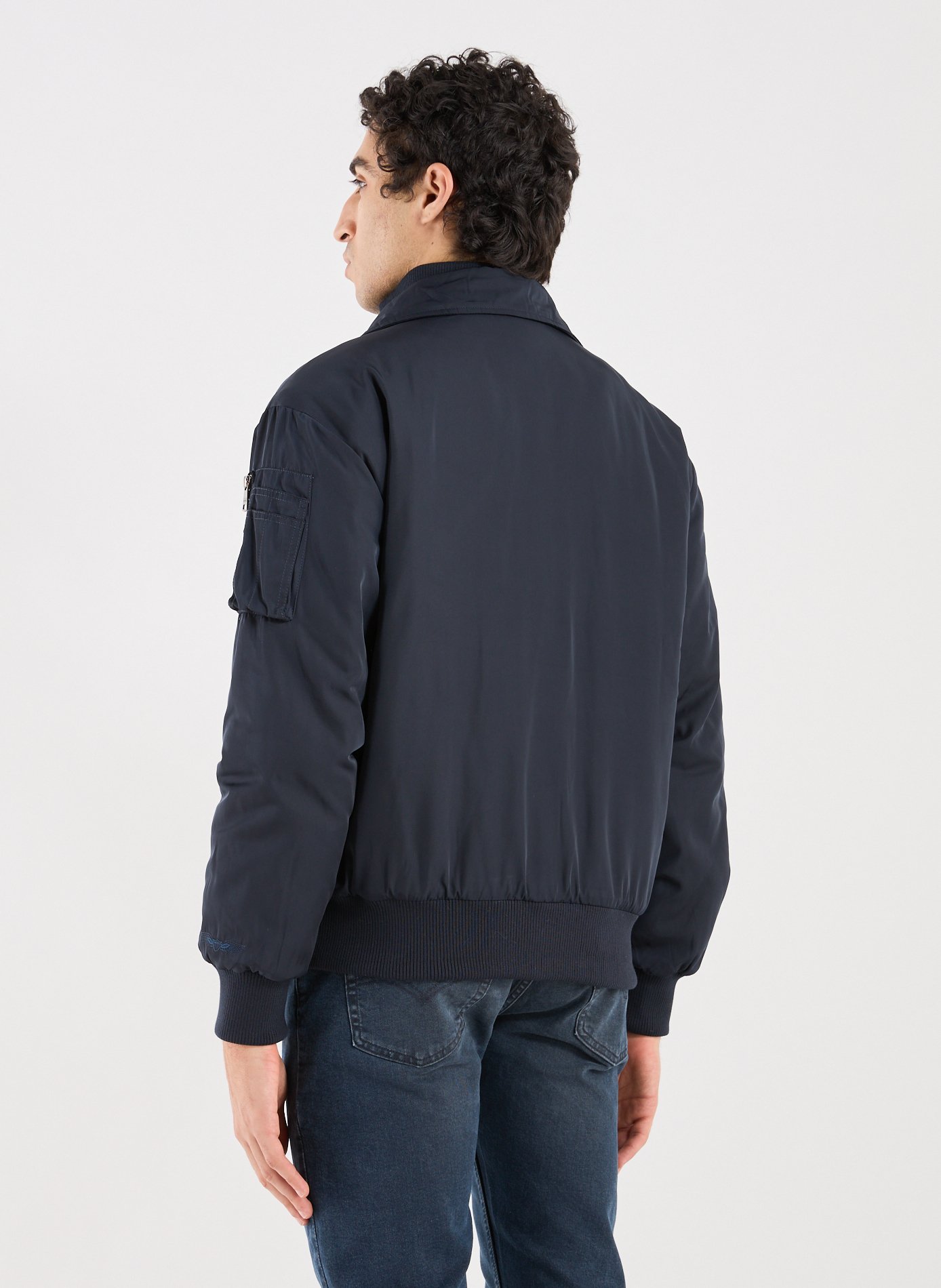 Bomber ample à col montant BOMBERS ORIGINAL Bleu