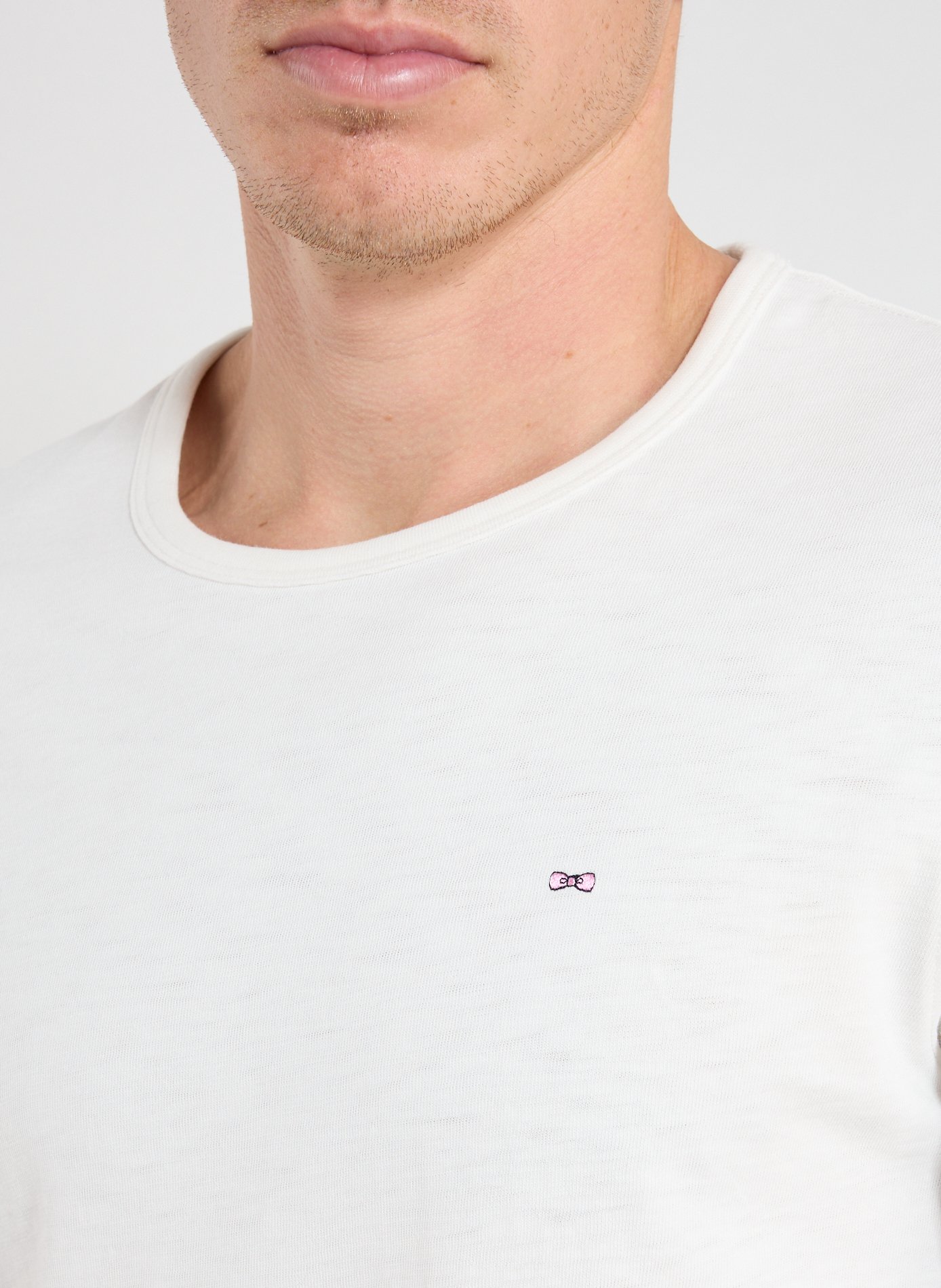 Classic Cotton T-Shirt EDEN PARK Beige