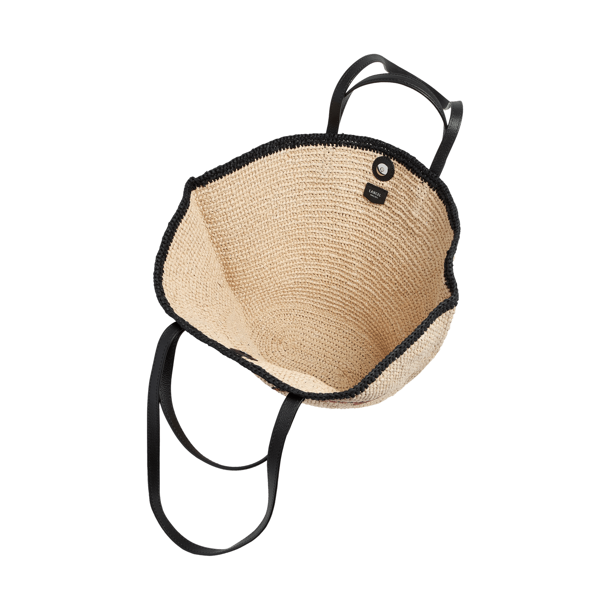 Tote bag summer mania large by lancel in polycarbonate and leather LANCEL Black