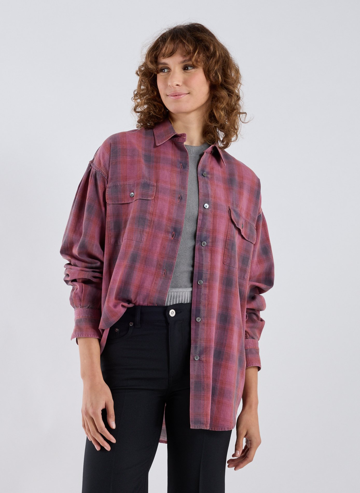 OUR LEGACY Classic checkered cotton shirt Multicolour