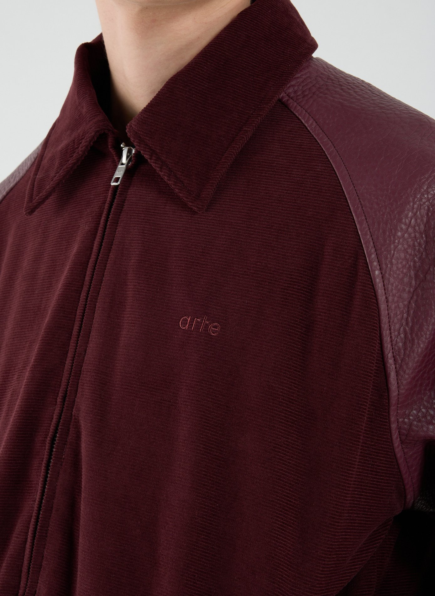 Loose-fit jacket with classic collar ARTE ANTWERP Red