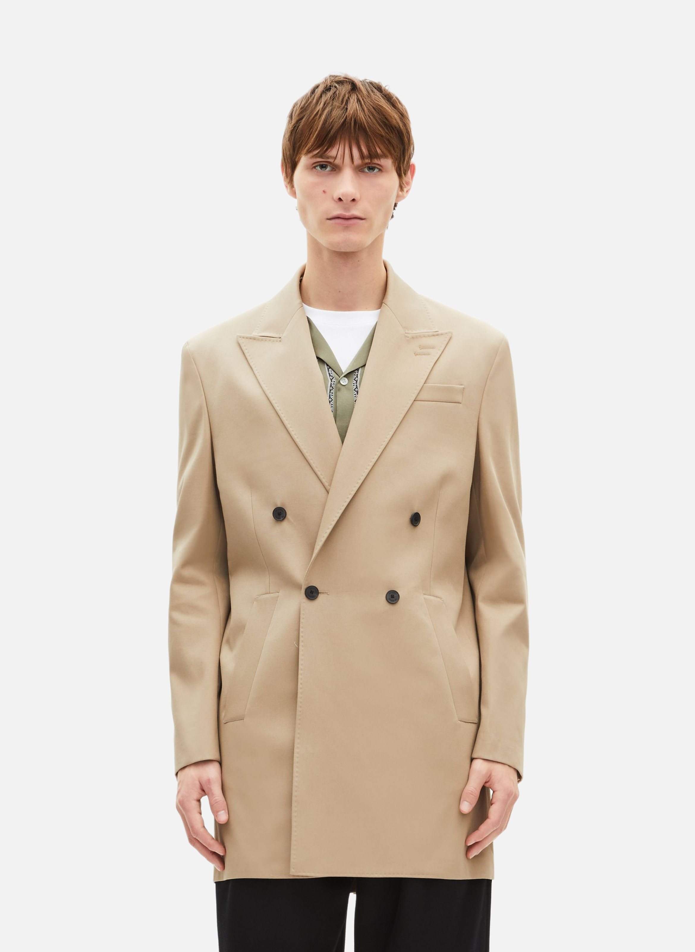 Veste longue croisée THE KOOPLES Beige