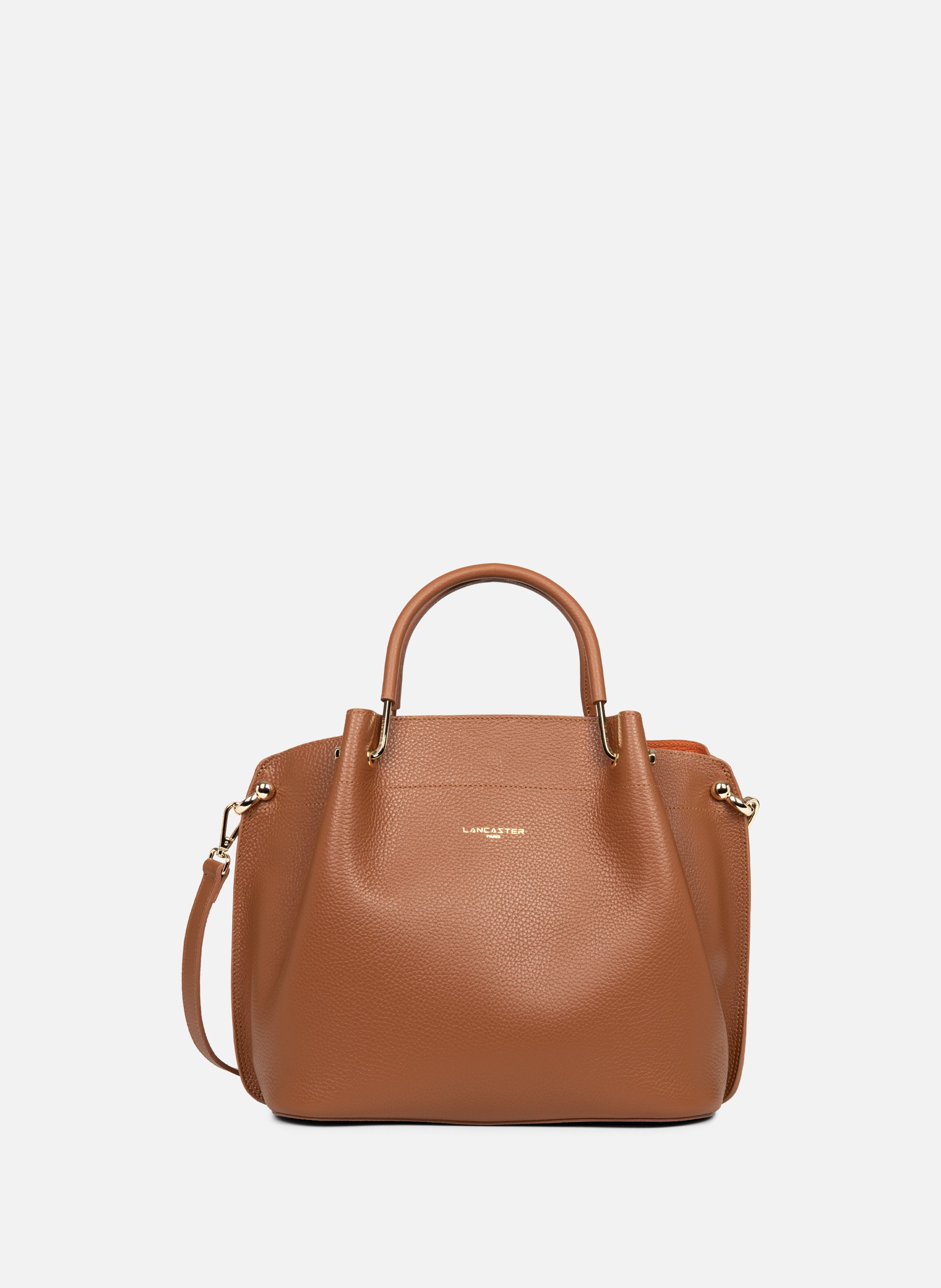 Large handbag - Foulonné Double LANCASTER Brown