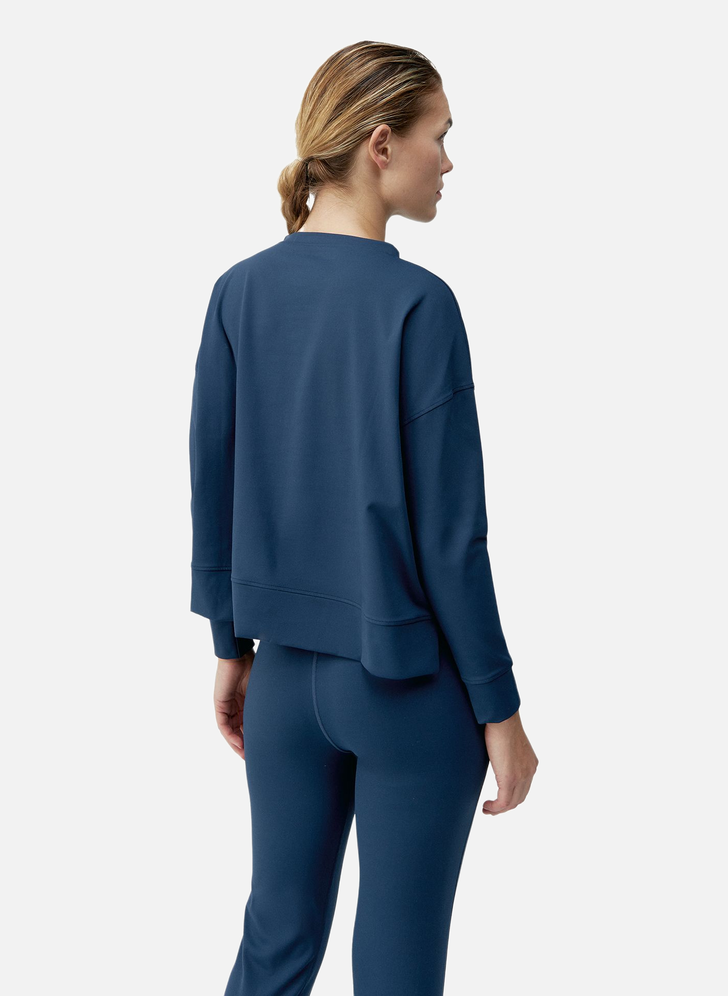 Sweat de sport sans capuche performance daba BORN LIVING YOGA Bleu