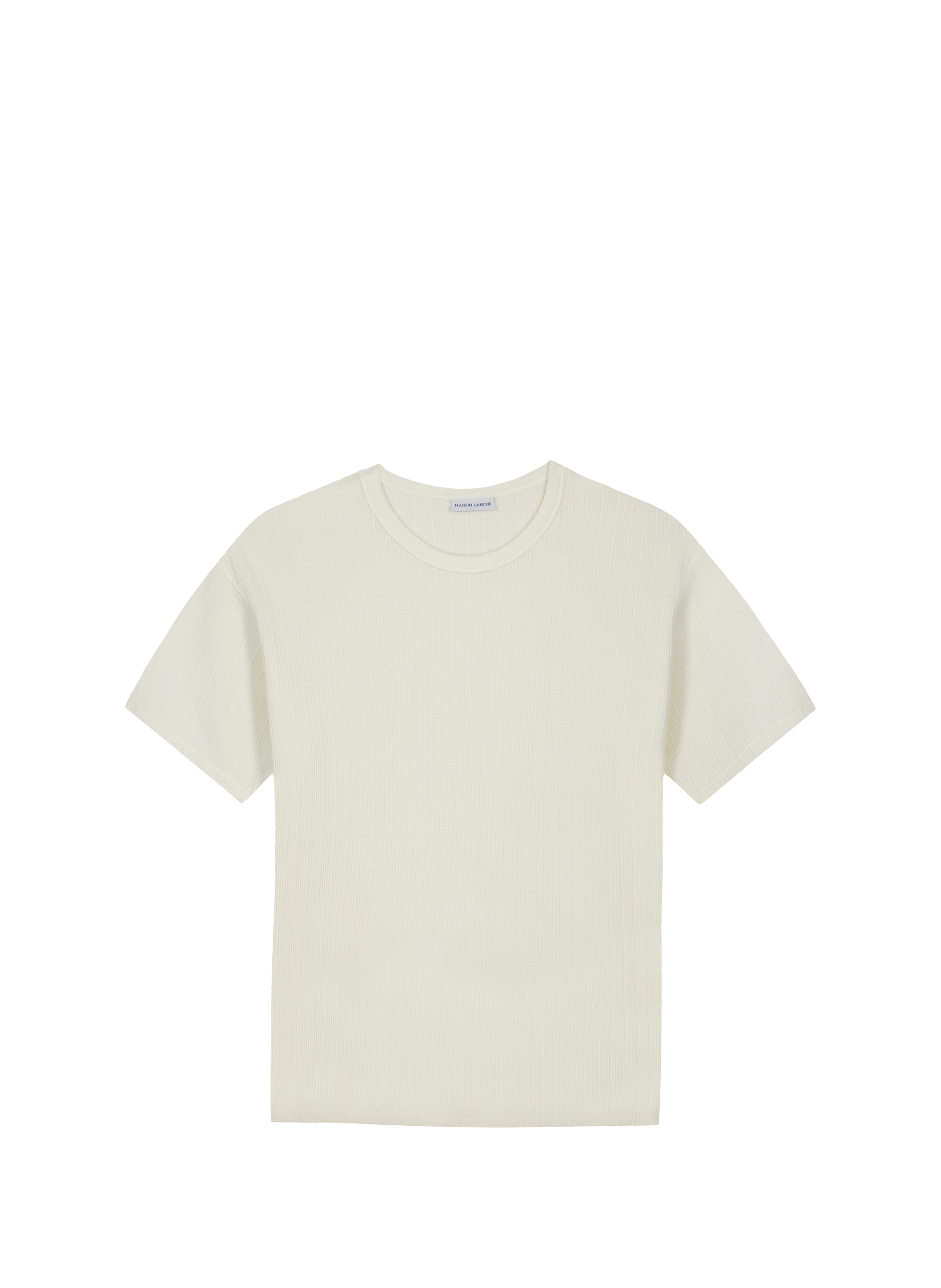 T-shirt Ziem en éponge de coton  MAISON LABICHE Beige