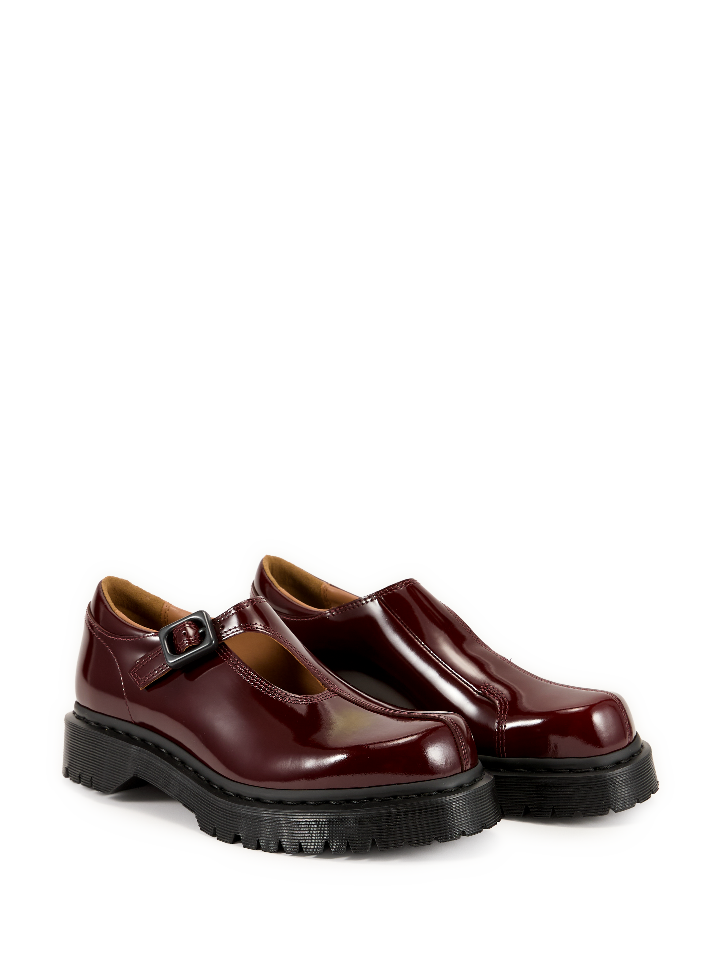 <Babies> Rejena in lacquered leather DR. MARTENS Red