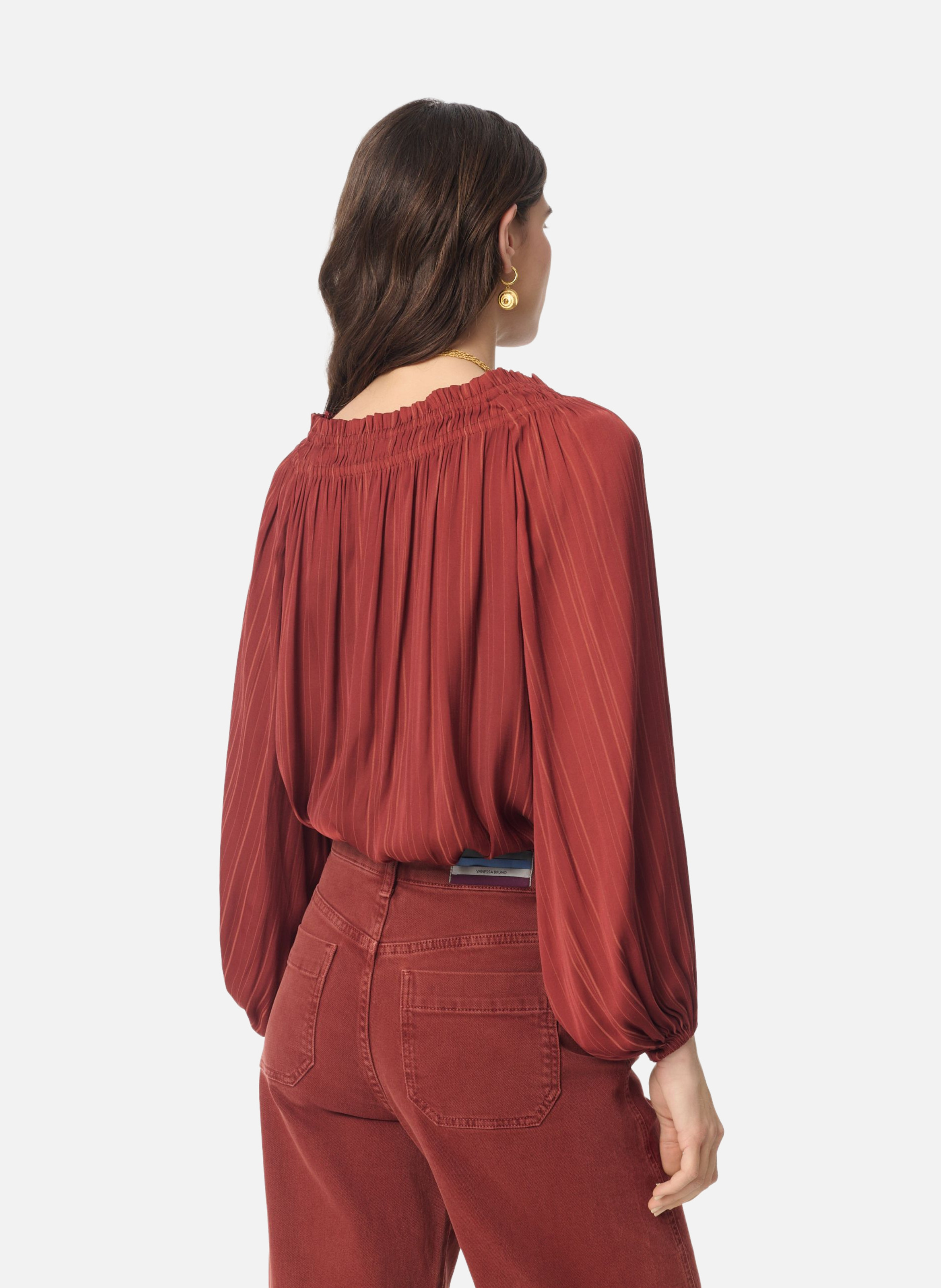 Blouse enya VANESSA BRUNO Rouge