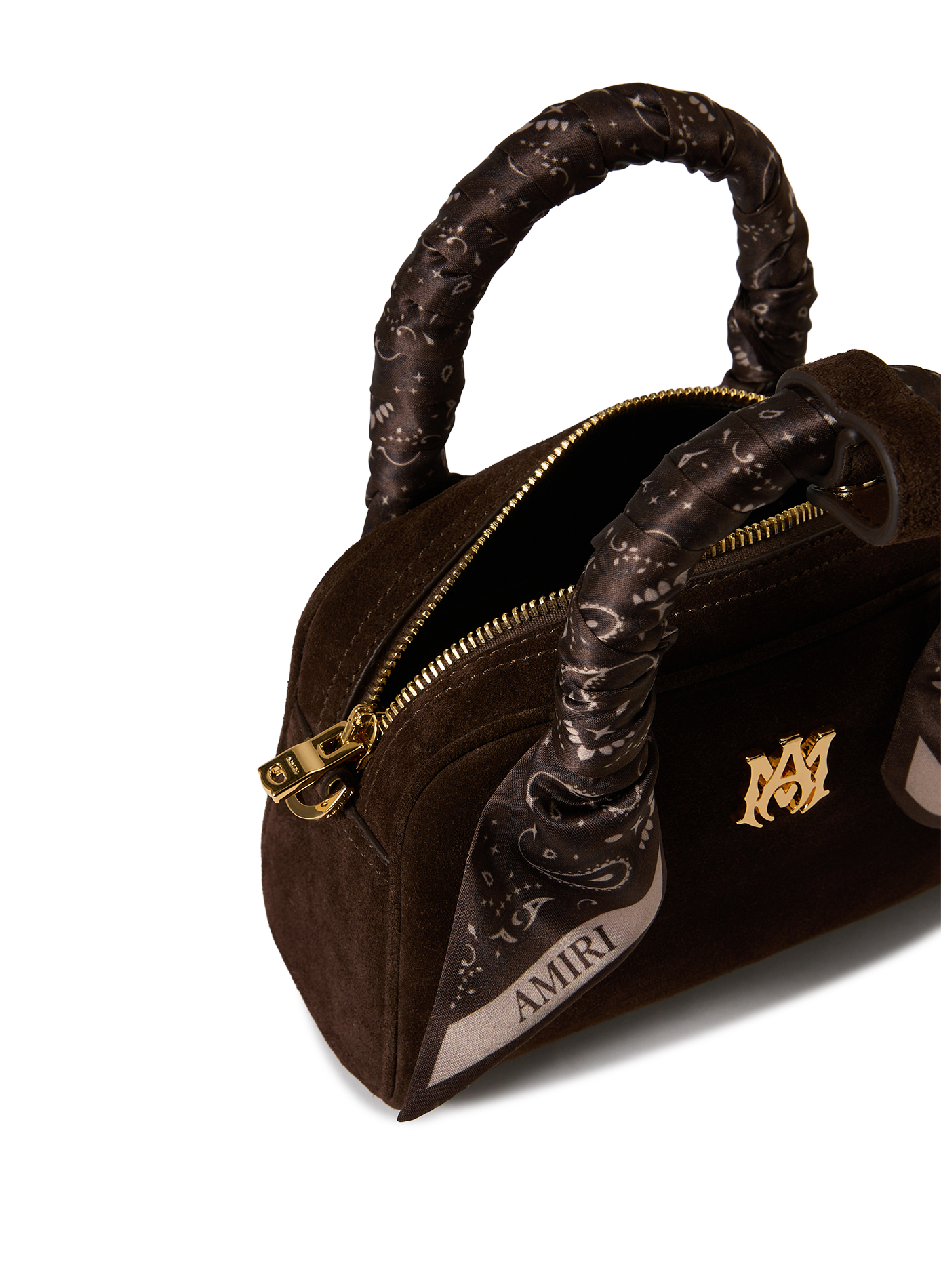 Sac à main en cuir suédé AMIRI Multicolore