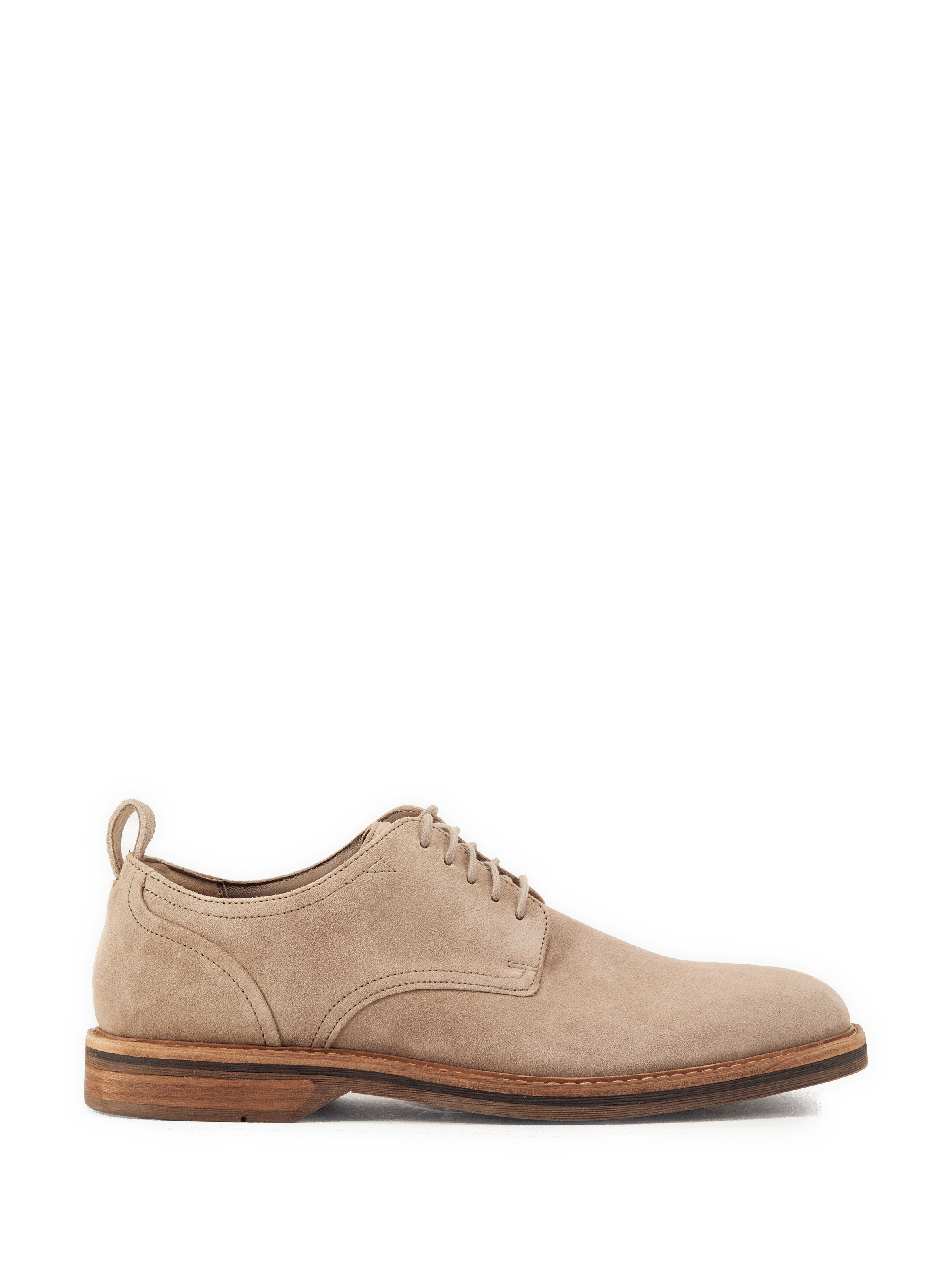 Derbies en cuir suédé CLARKS Brown