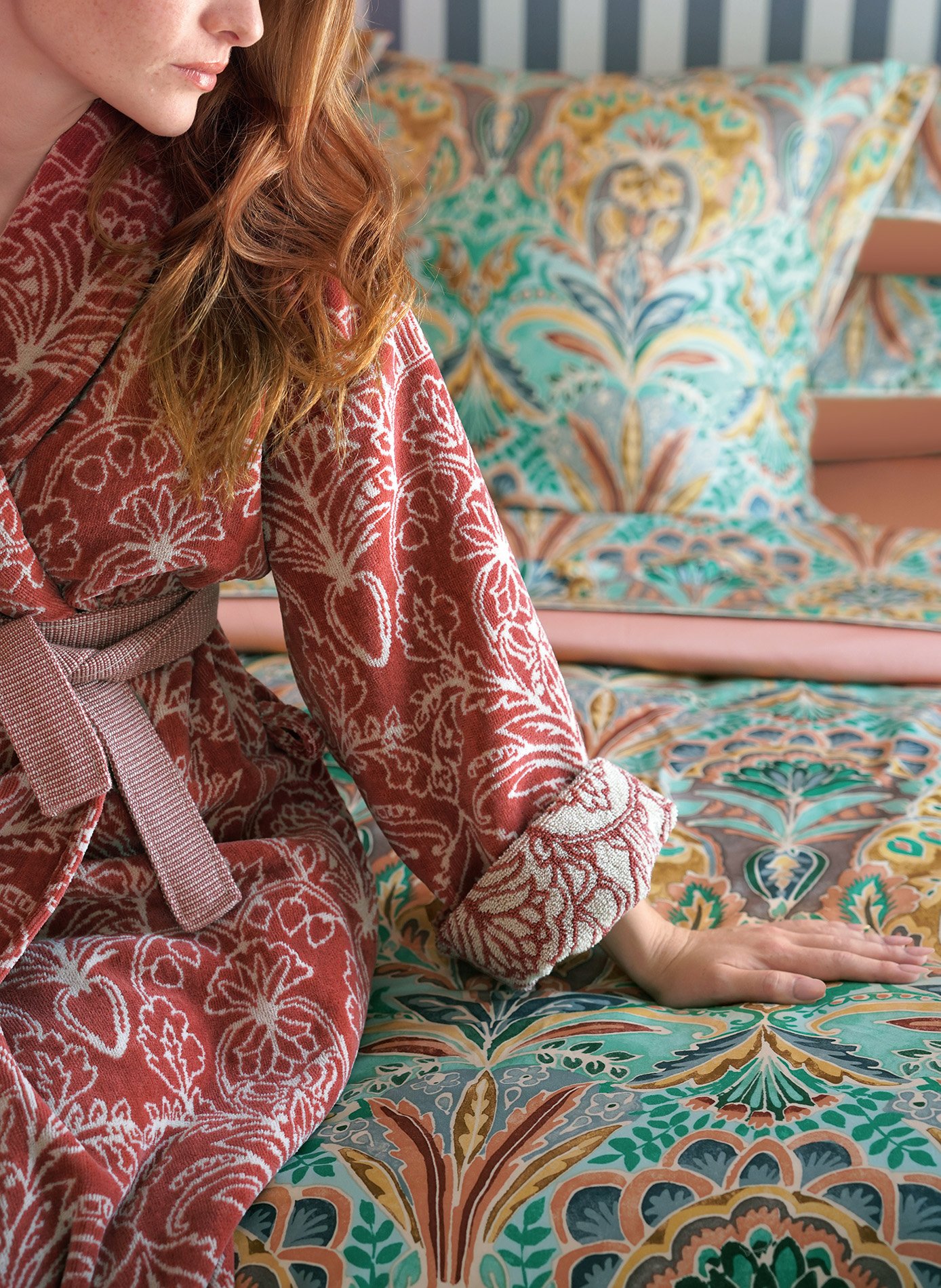 Drap plat ensoleillé ANNE DE SOLENE Vert