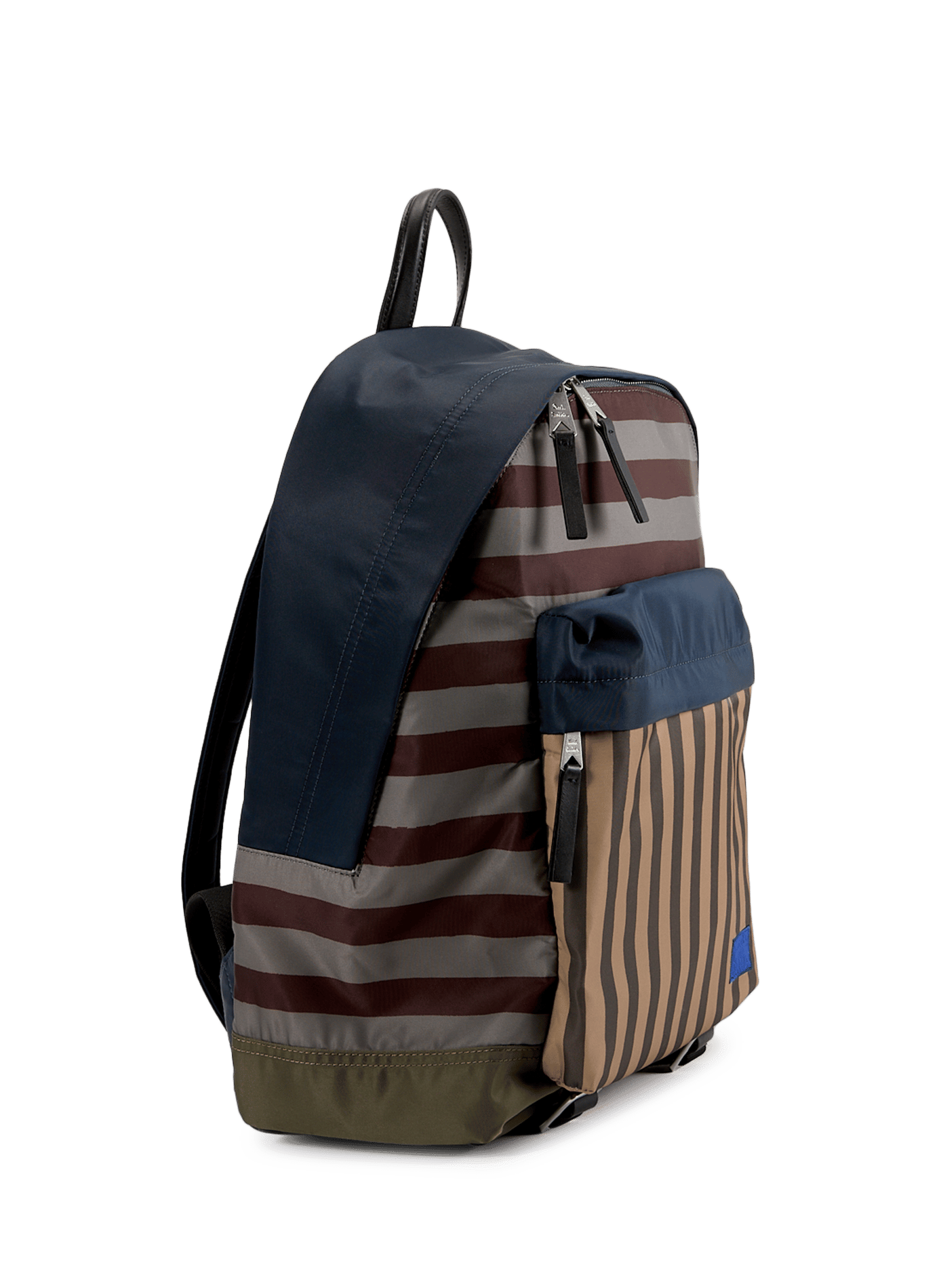 Sac à dos à rayures PAUL SMITH Vert