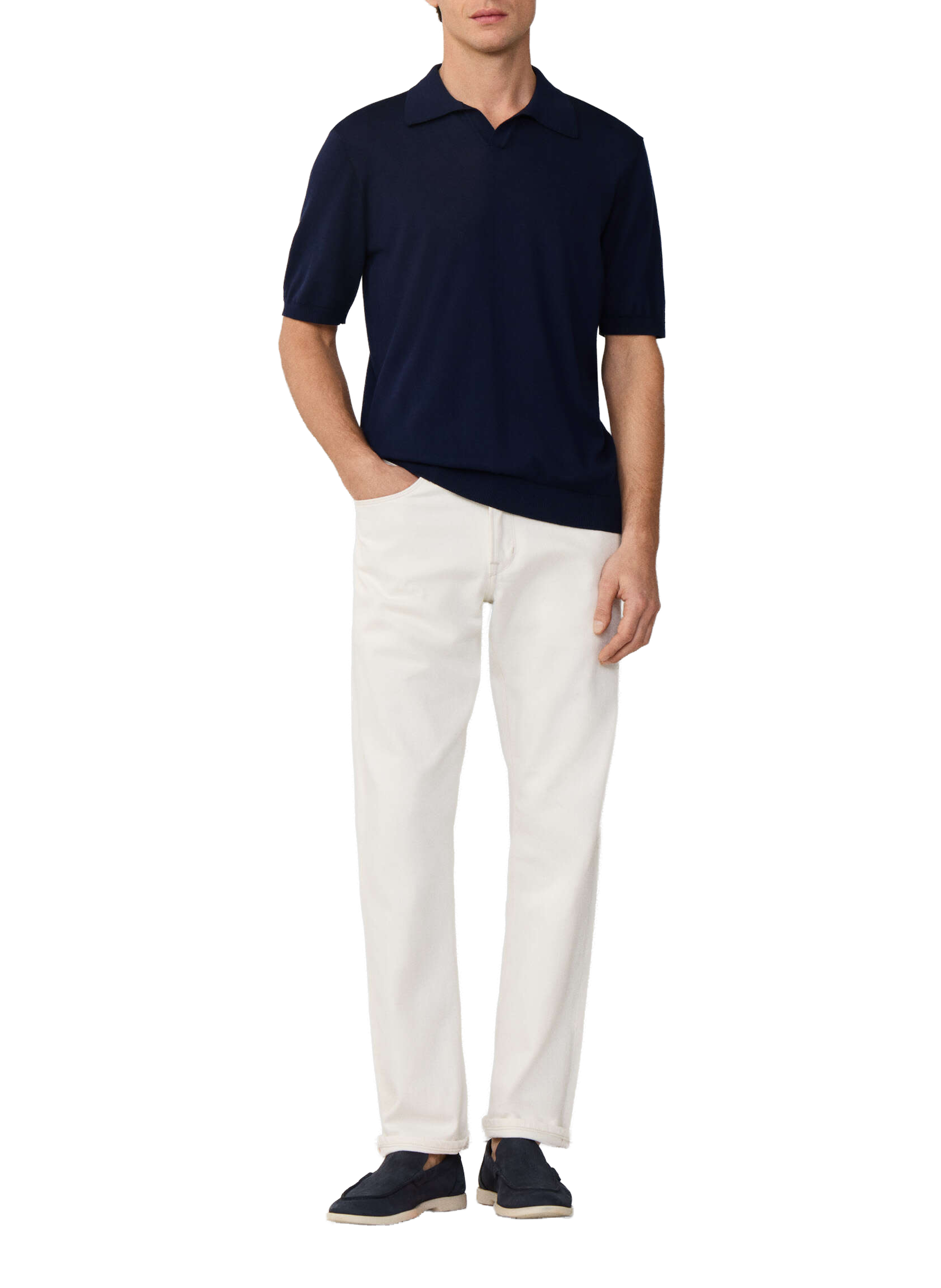Cotton polo shirt FACONNABLE Blue