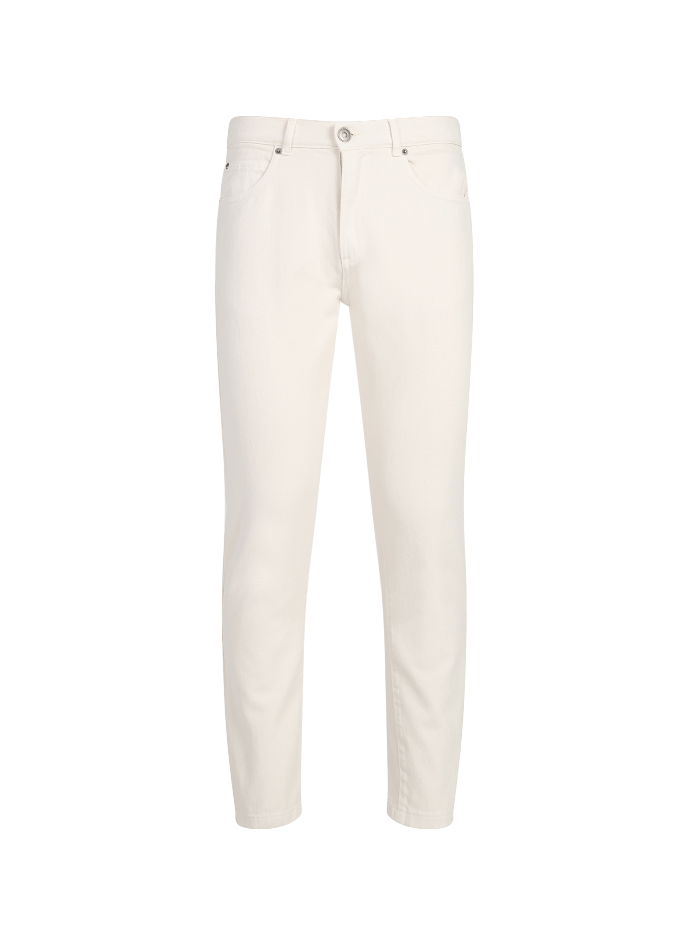 Slim-fit stretch cotton chinos LAFAURIE Beige