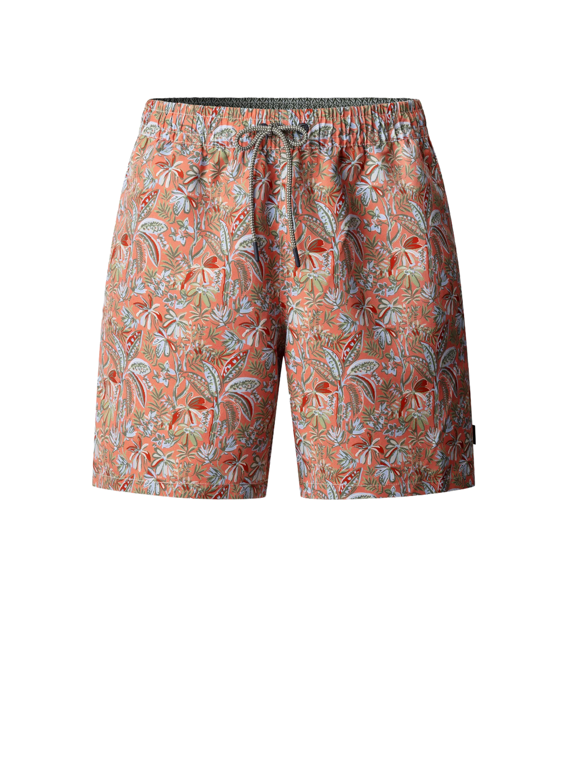 Short de bain à imprimé floral HACKETT Orange