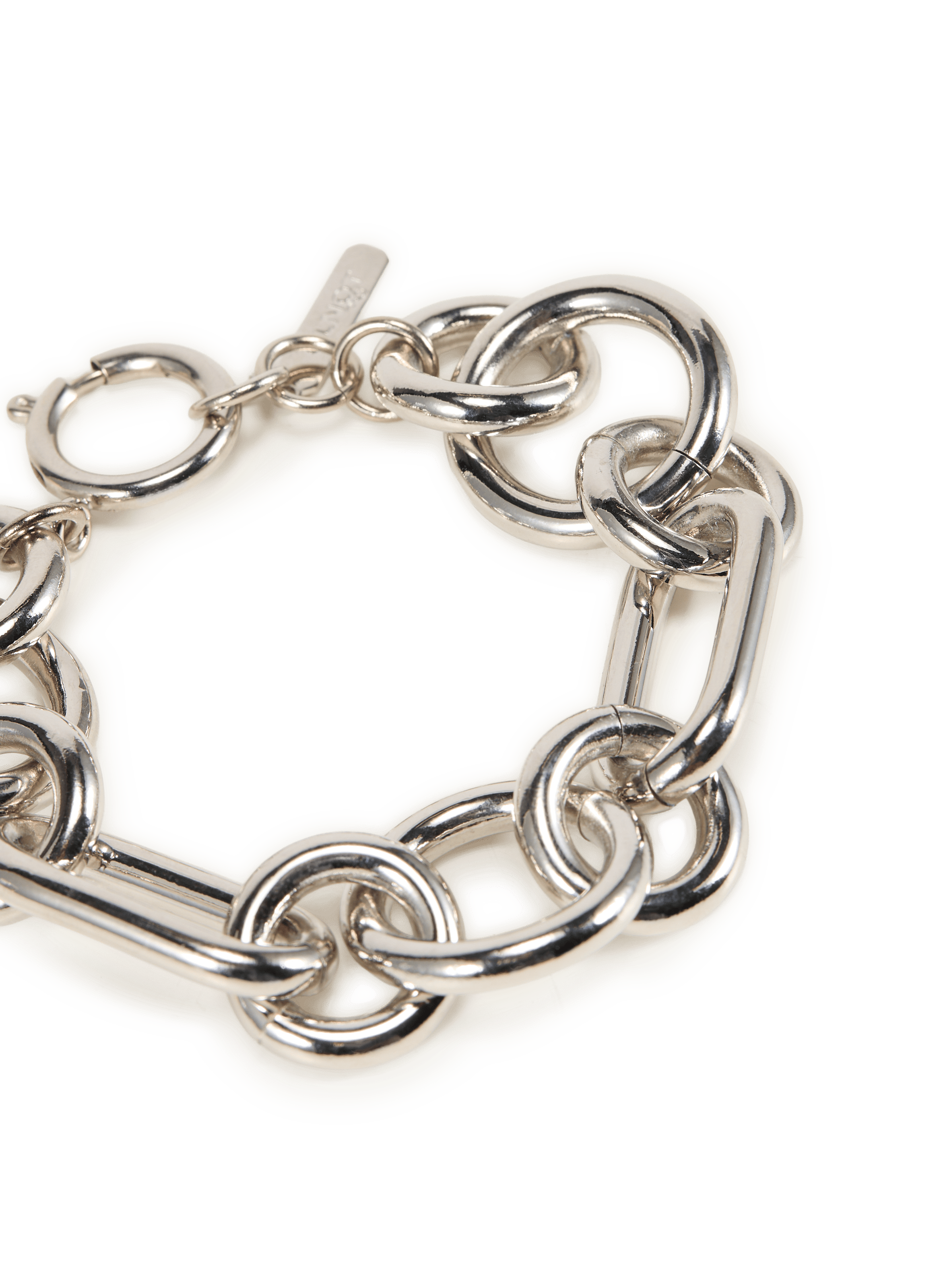 Bracelet Troy à maillons ronds et ovales JUSTINE CLENQUET Argent
