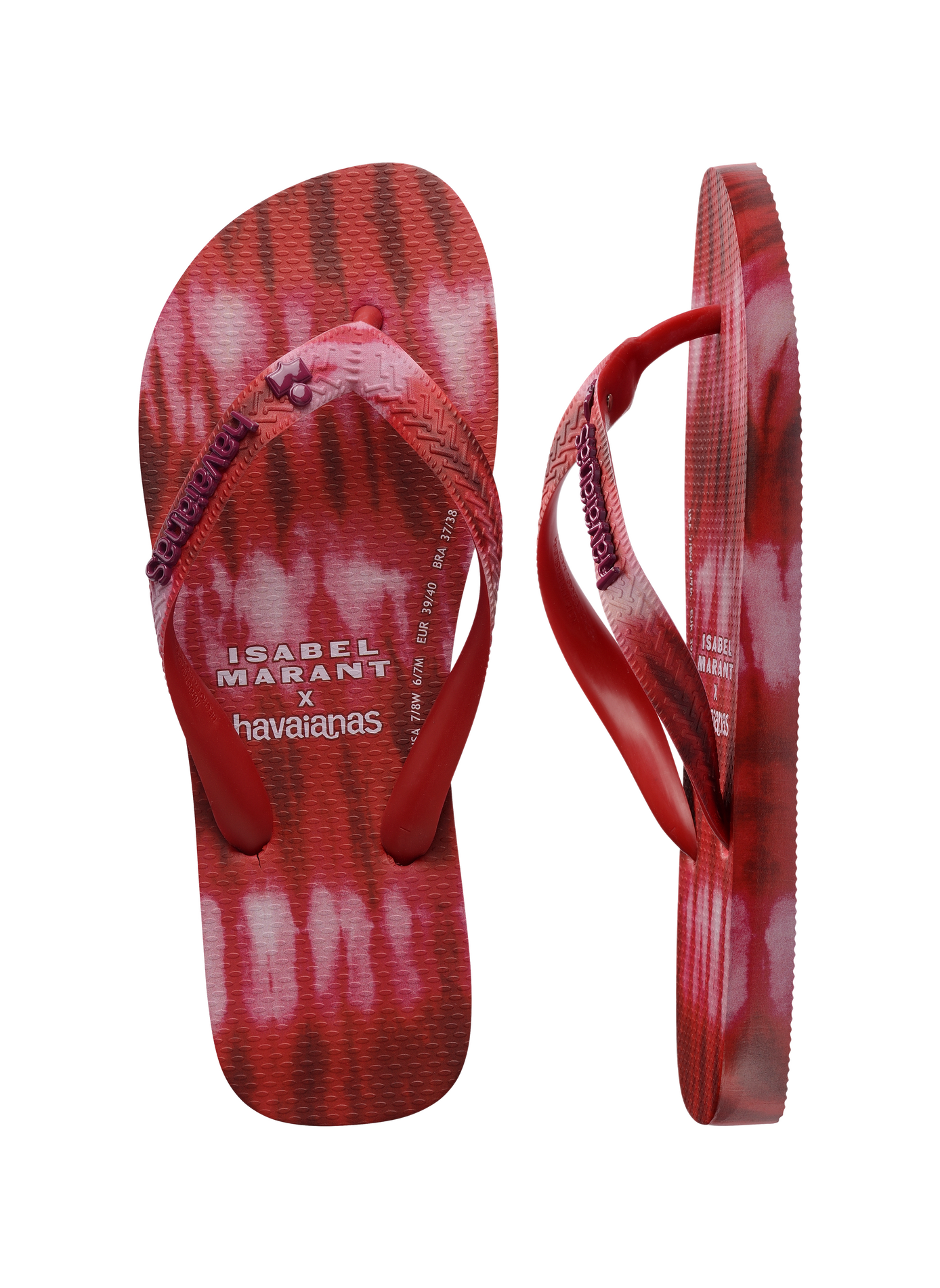 Isabel Marant x Havaianas - Printed Flip-Flops HAVAIANAS Red