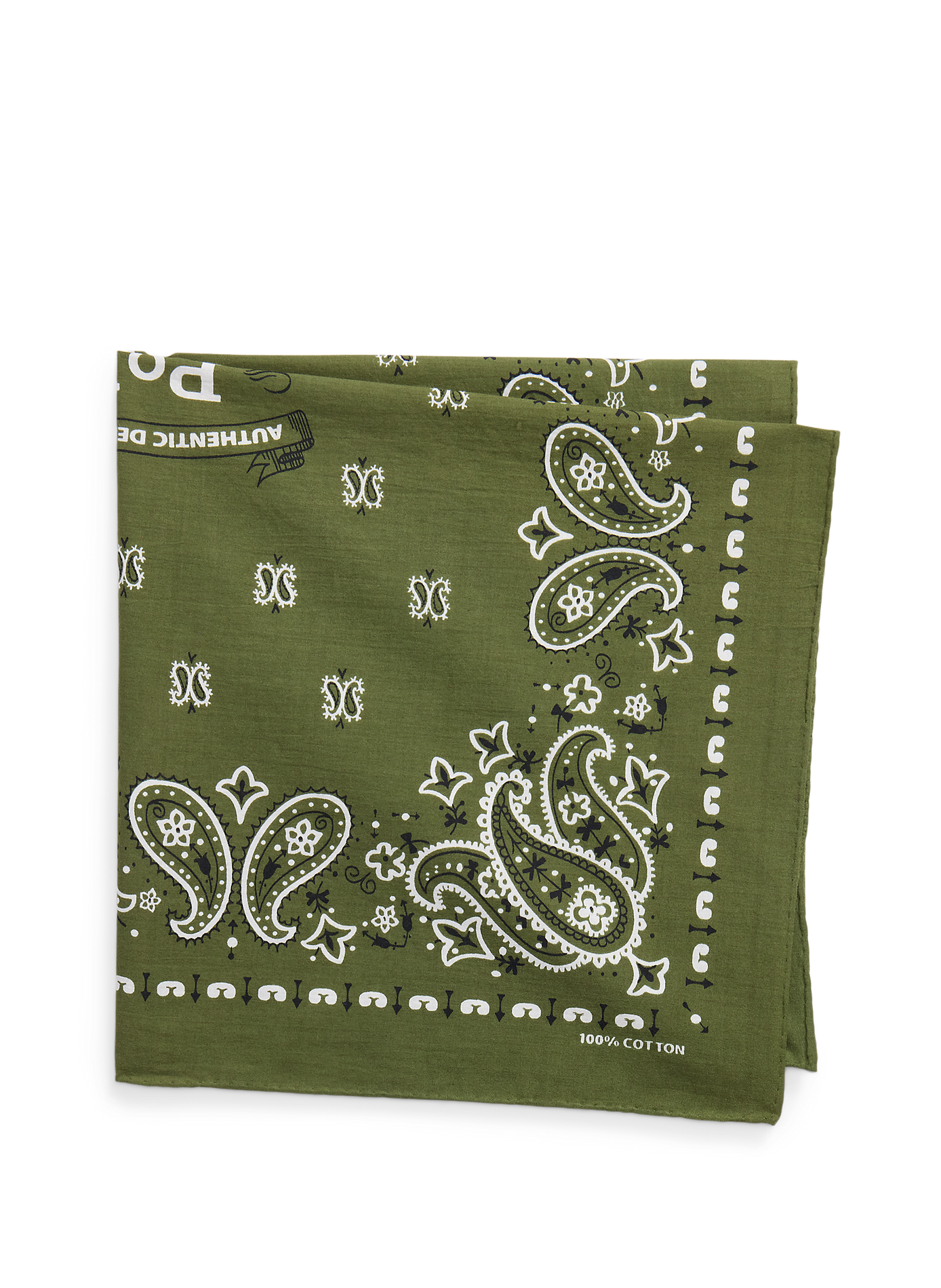 Cotton logo bandana POLO RALPH LAUREN Green